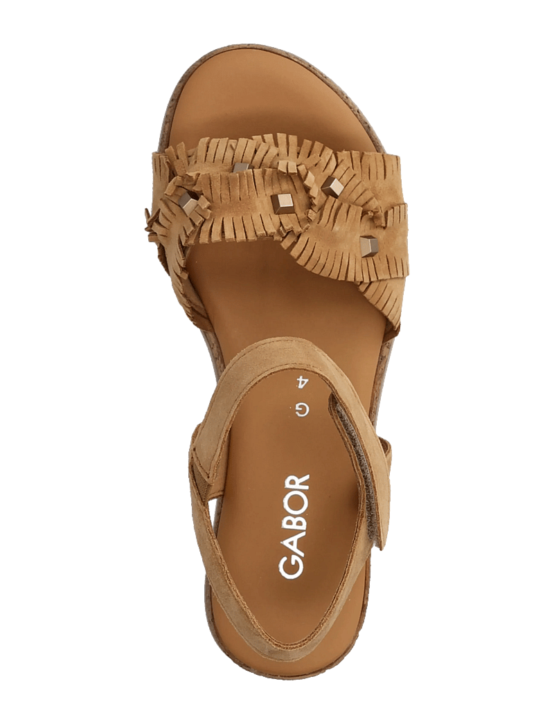 Gabor - Wedge sandal - plateau-sandalen - cognac - 3