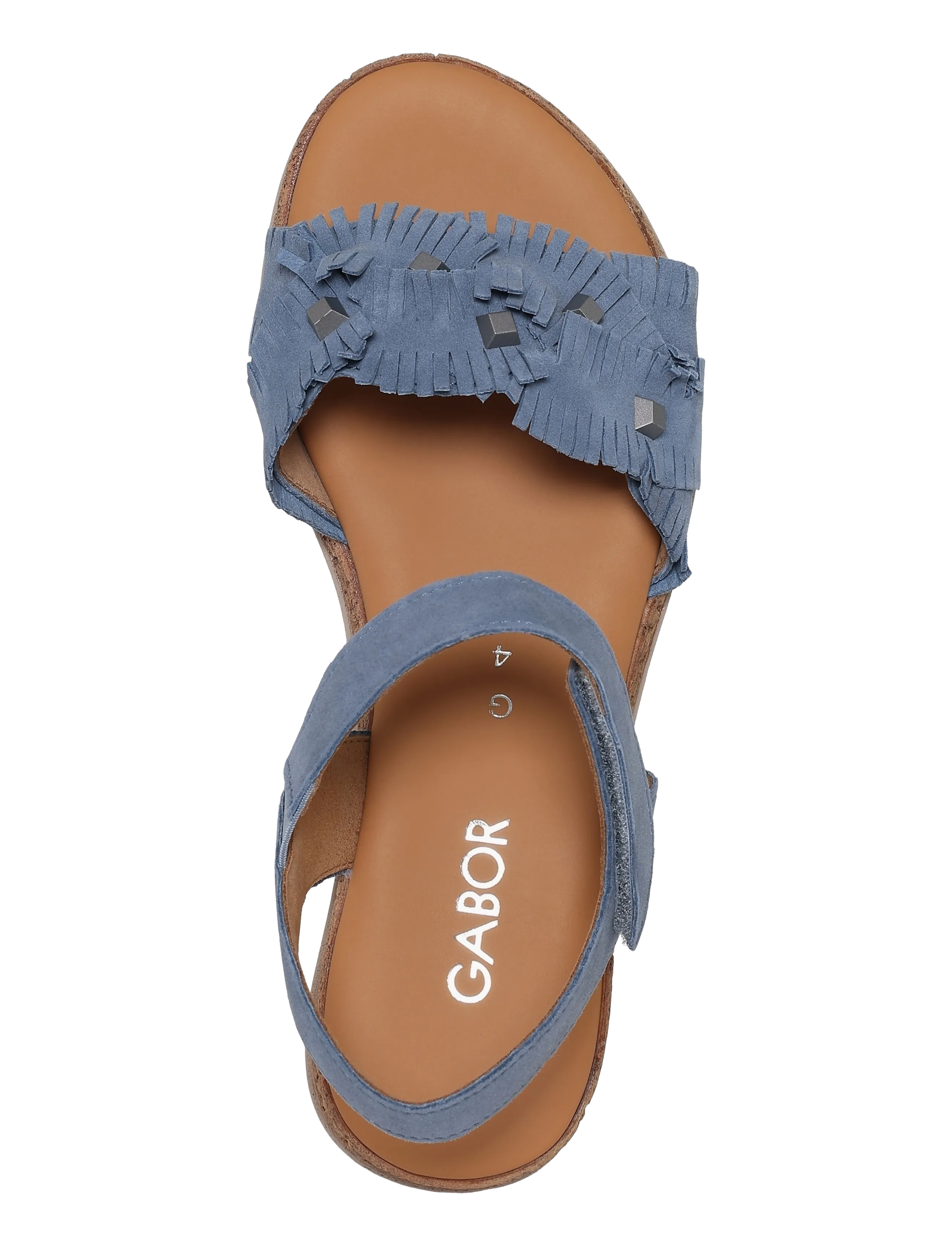 Gabor - Wedge sandal - platåsandaler - jeans blue - 3