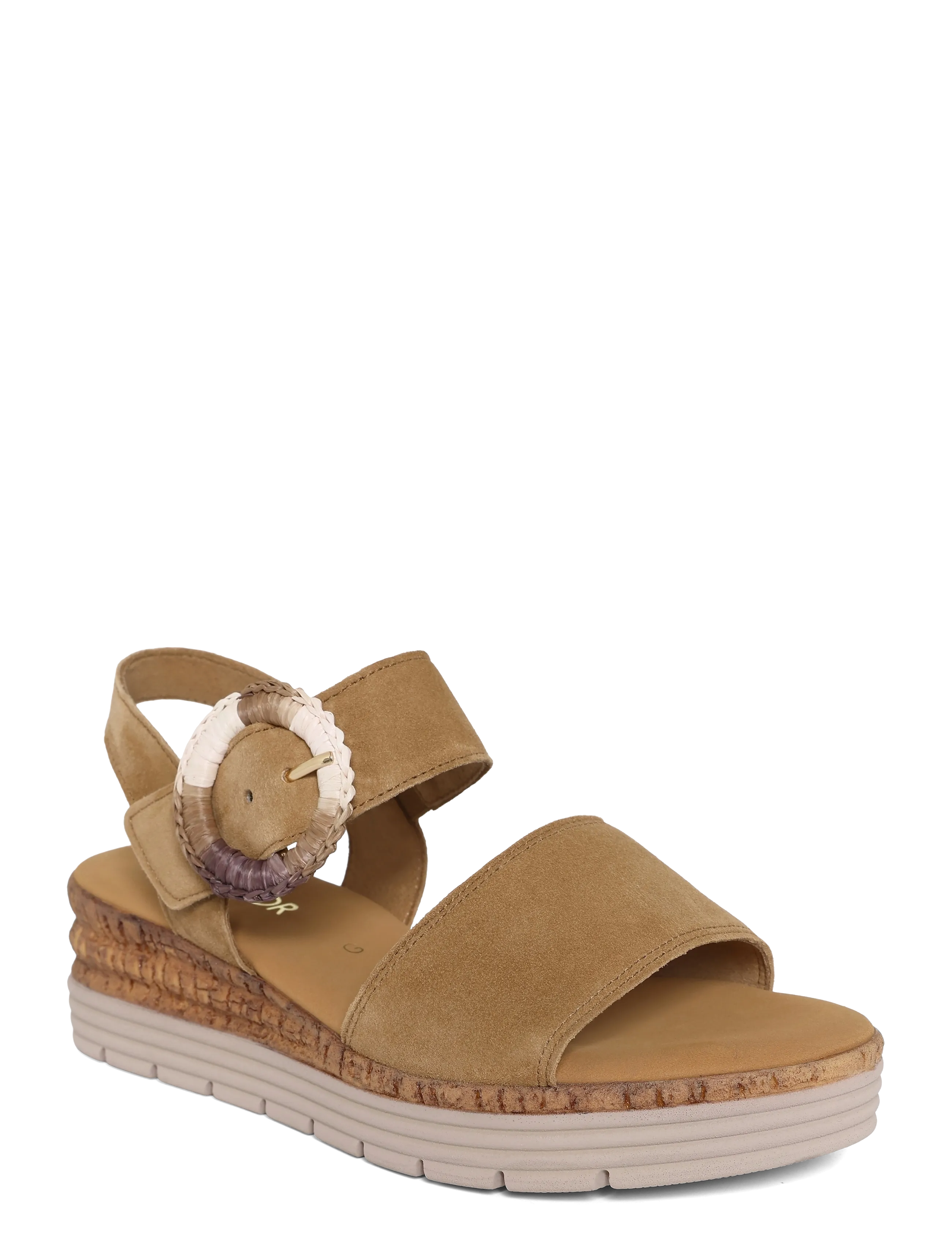 Gabor Wedge Sandal, 35.5, Heels, Braun - Wedges, Frauen