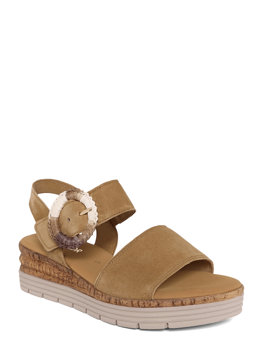 Gabor - Wedge sandal - cognac - 0