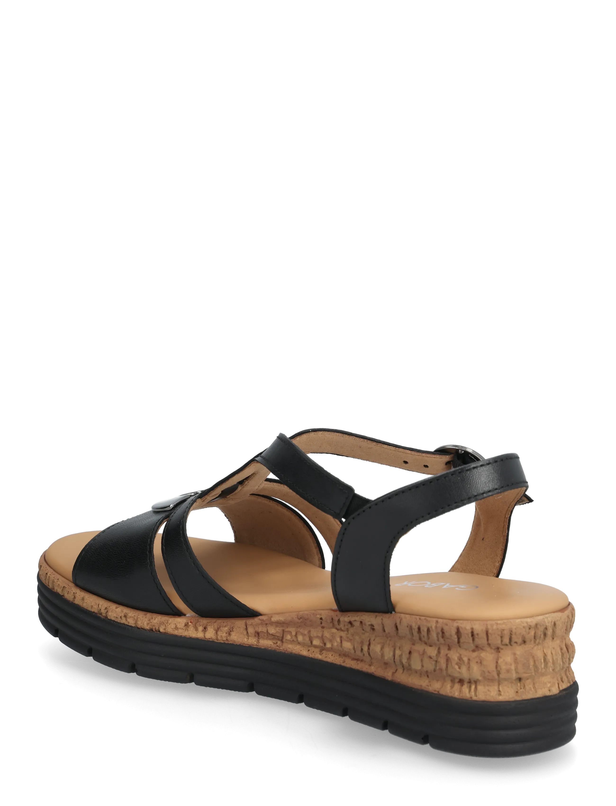 Gabor - Wedge sandal - plateau-sandalen - black - 2