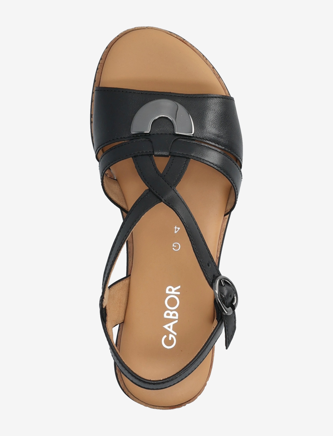Gabor - Wedge sandal - platformsandaler - black - 3