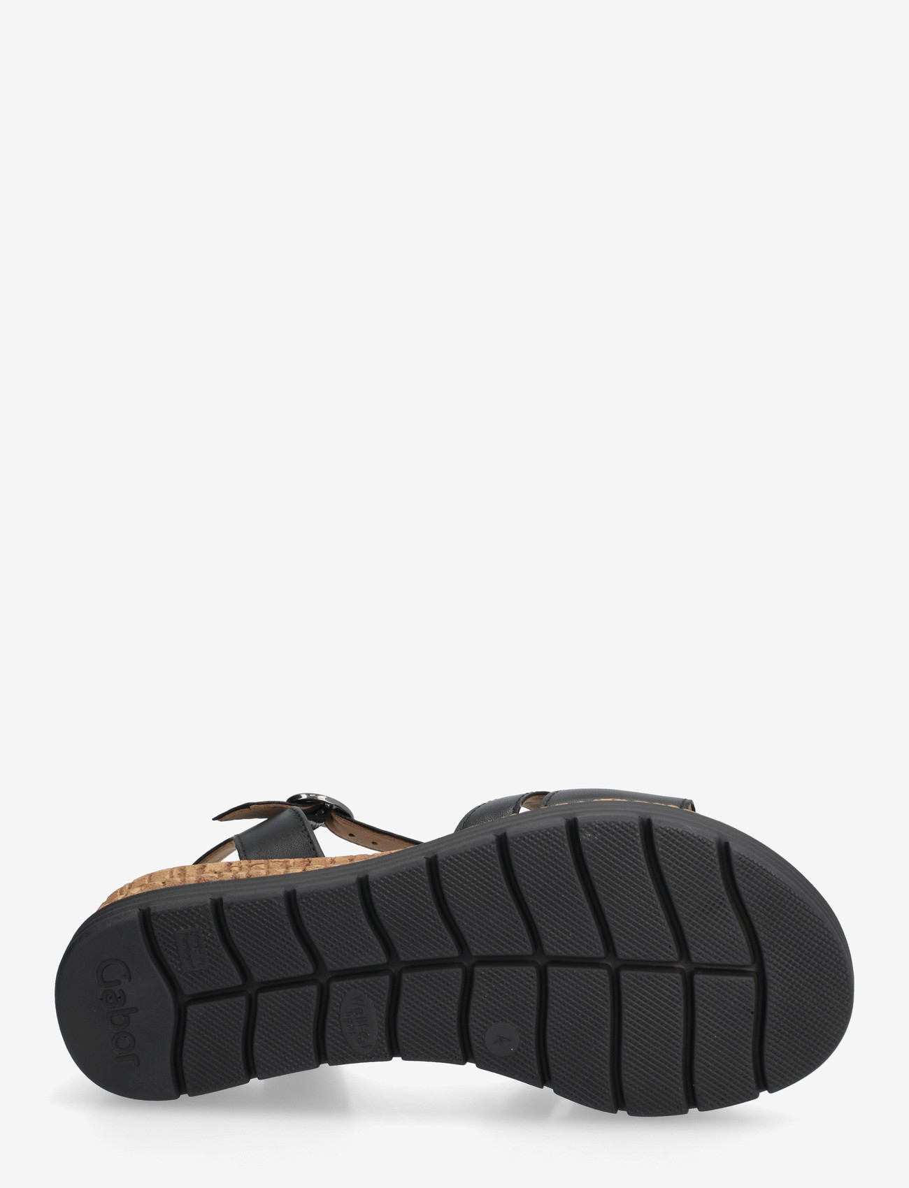 Gabor - Wedge sandal - platformsandaler - black - 4
