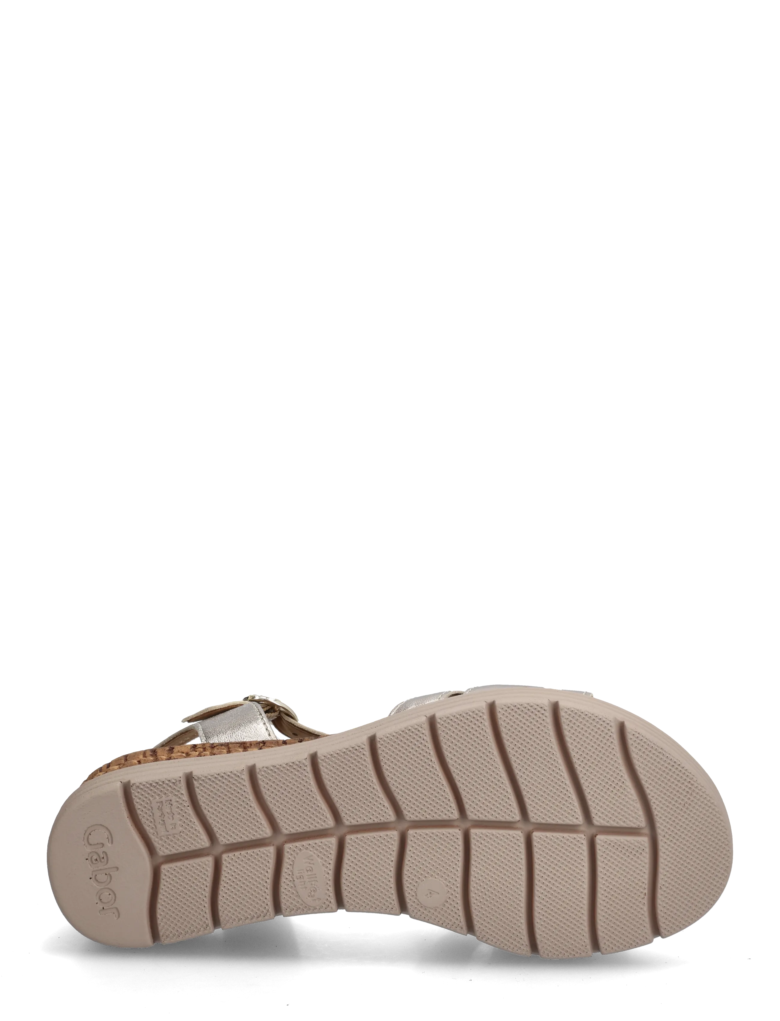 Gabor - Wedge sandal - plateau-sandalen - soft gold - 4