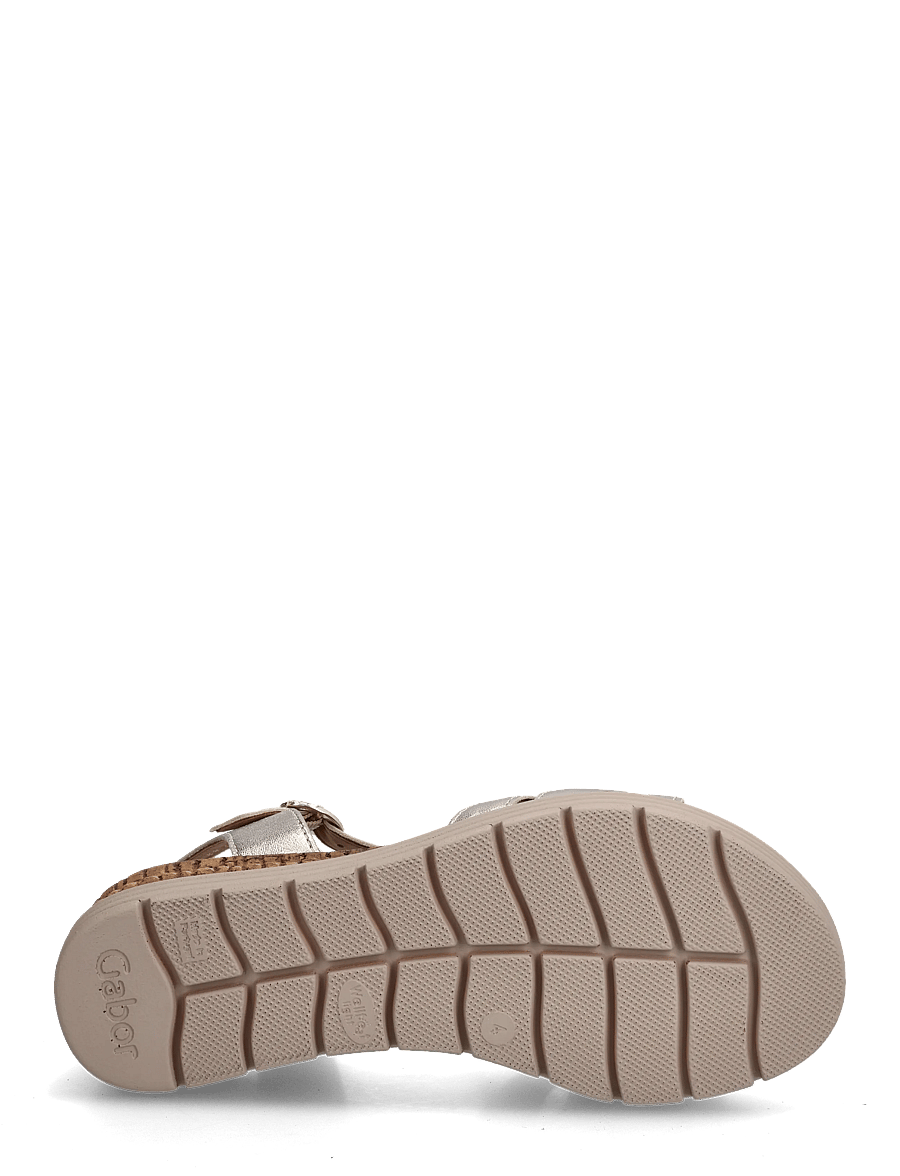 Gabor - Wedge sandal - platformsandaler - soft gold - 4