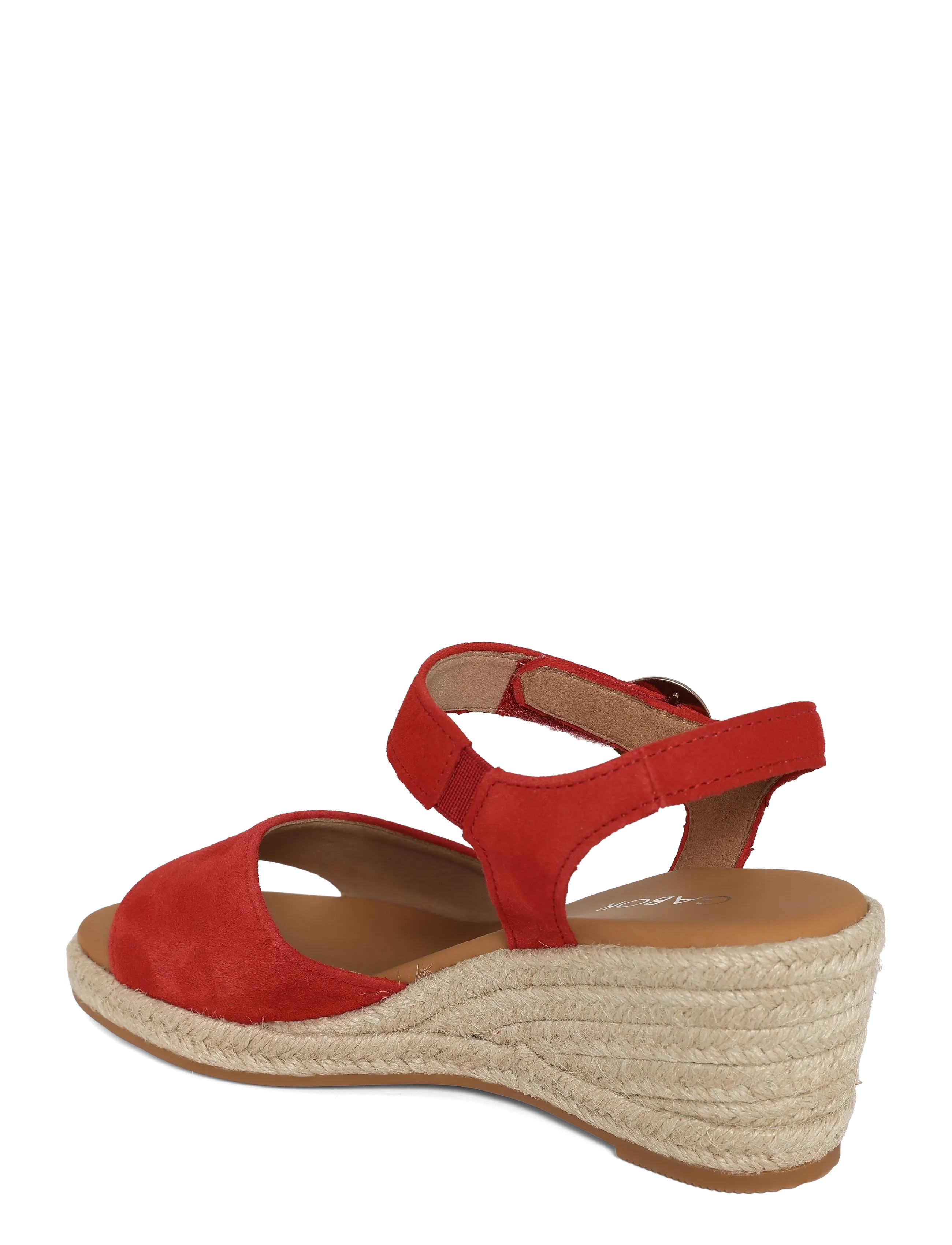 Gabor - Wedge sandal - højhælede espadrillos - red - 1