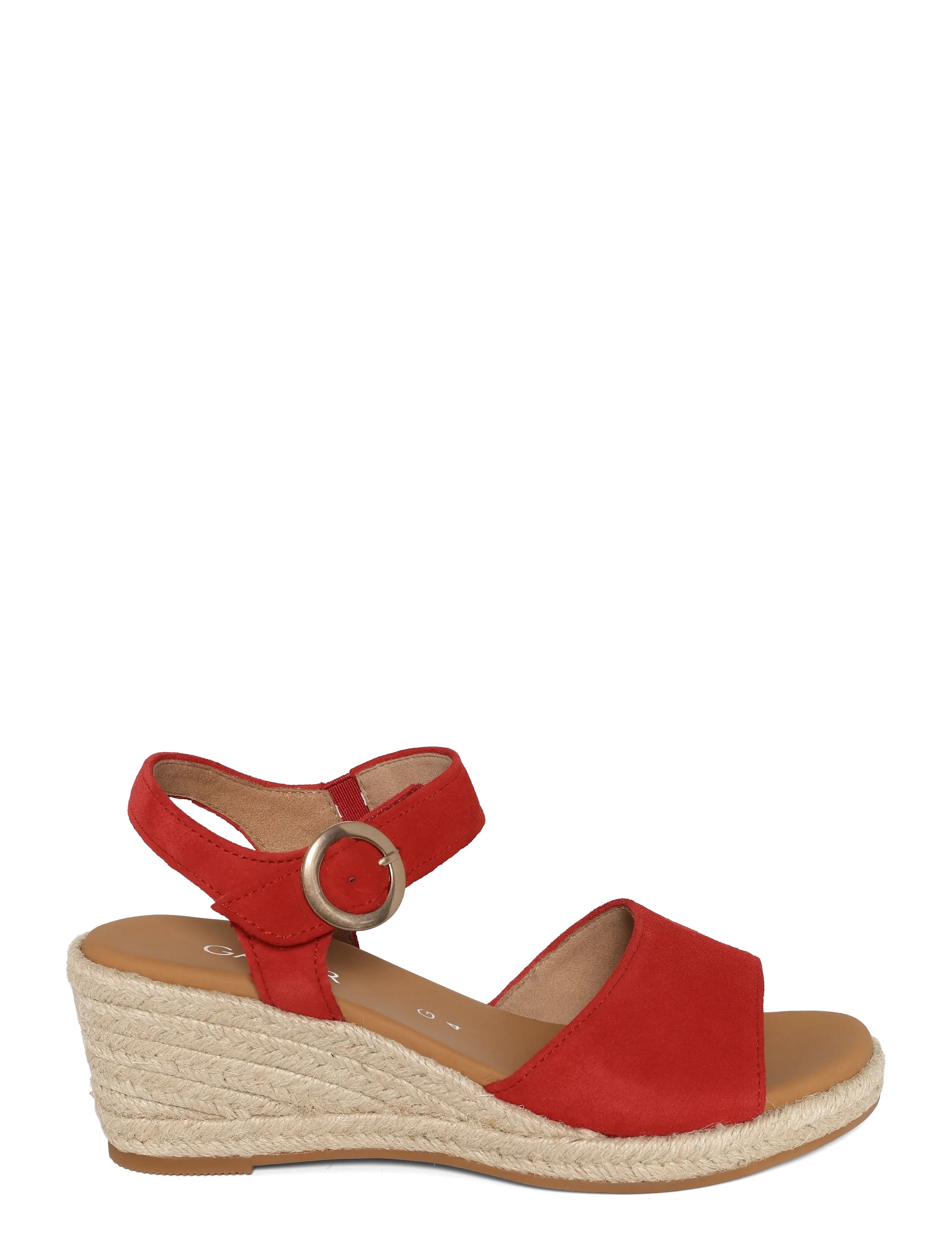 Gabor - Wedge sandal - højhælede espadrillos - red - 2