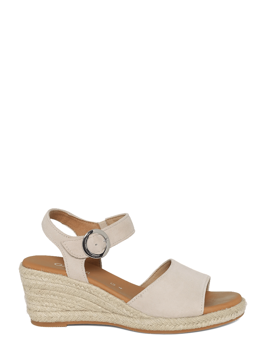 Gabor - Wedge sandal - espadrilles mit absatz - sand - 2