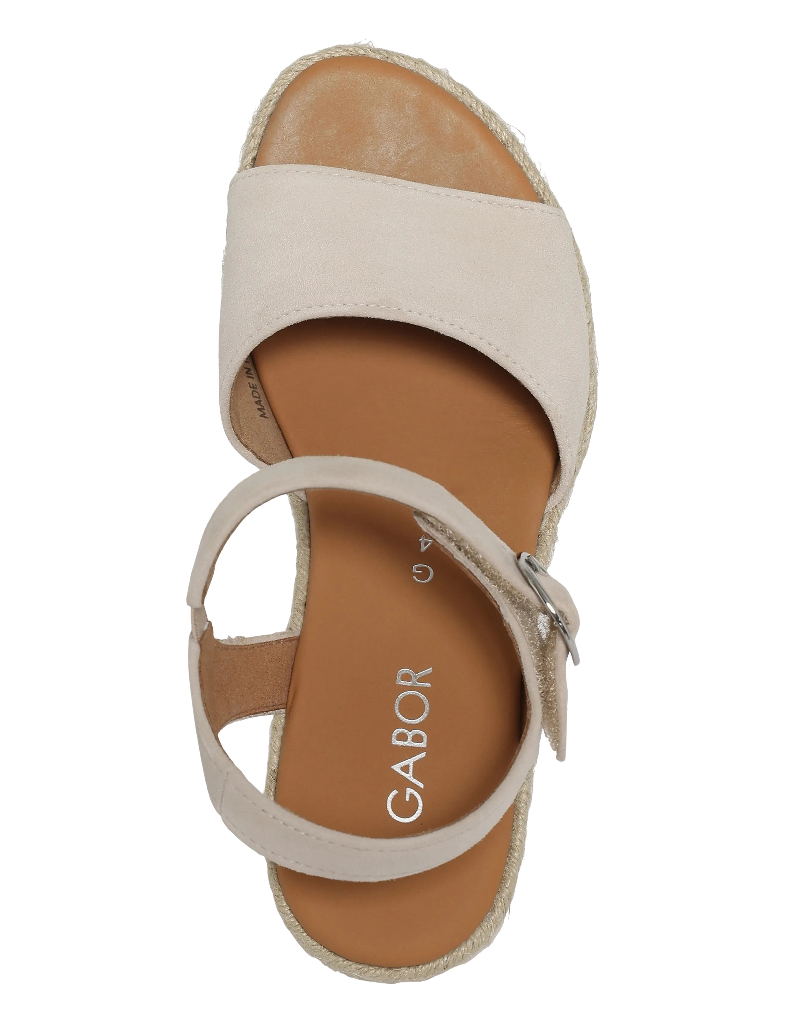 Gabor - Wedge sandal - højhælede espadrillos - sand - 3