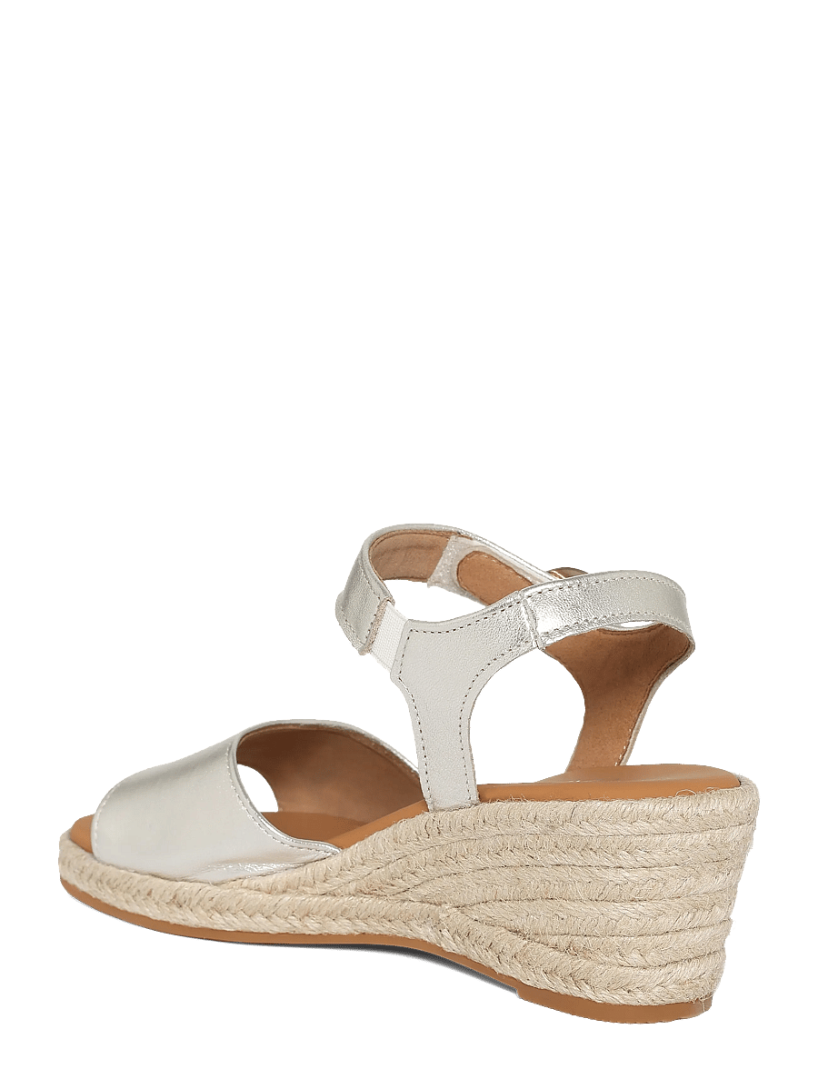 Gabor - Wedge sandal - espadrilles mit absatz - soft gold - 1