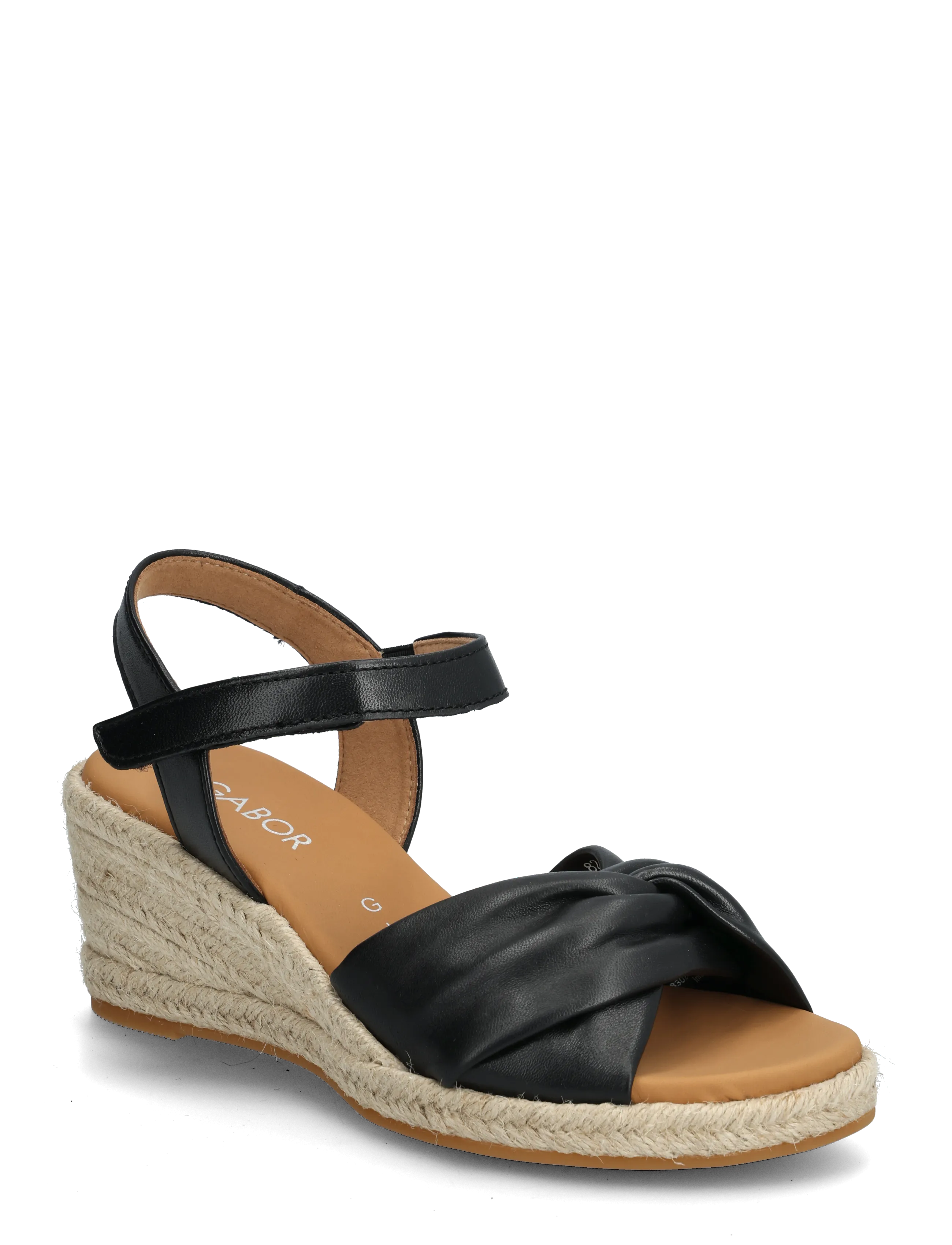 Gabor Wedge Sandal, 41, Heels, Schwarz - Wedges, Frauen
