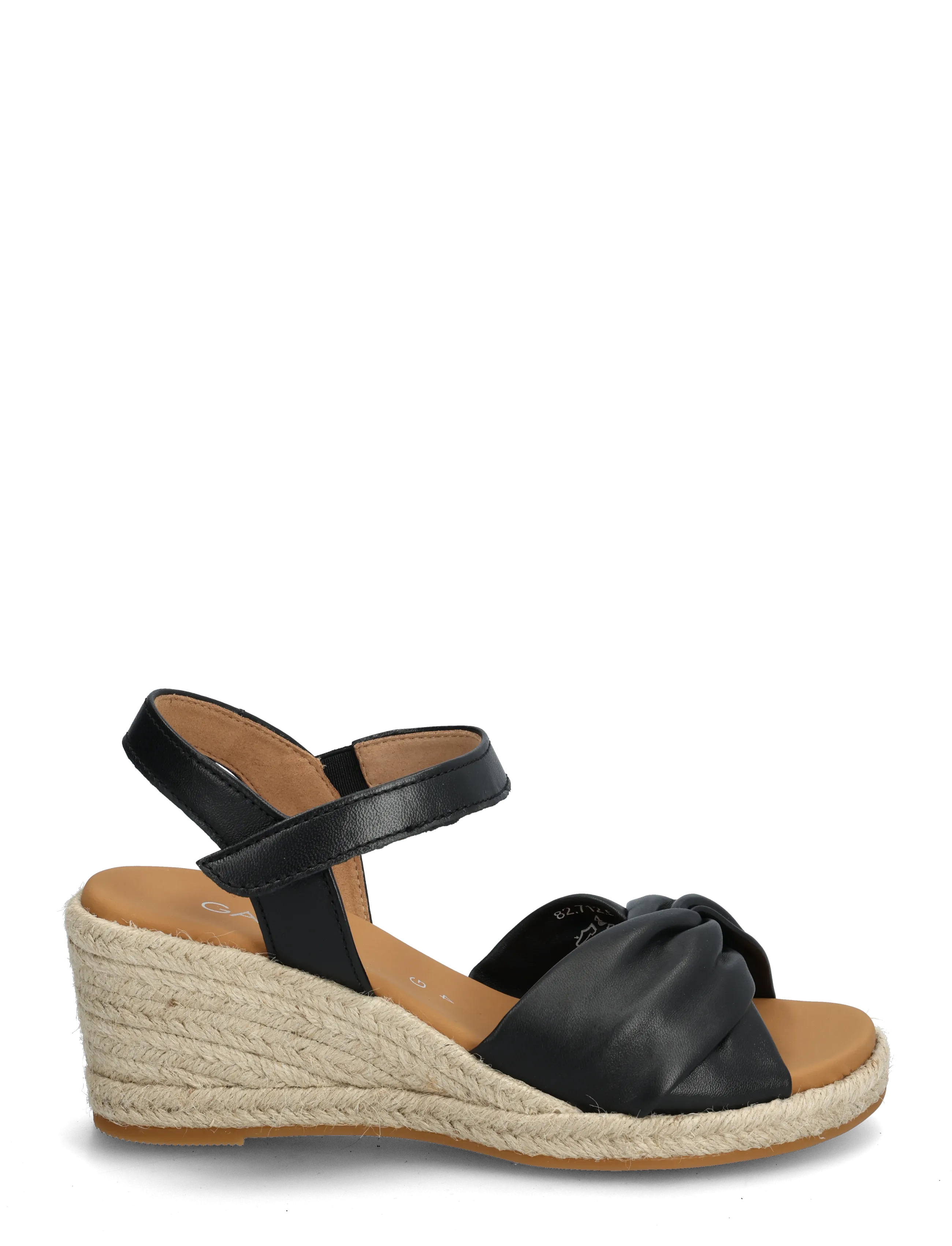 Gabor - Wedge sandal - heeled espadrilles - black - 1