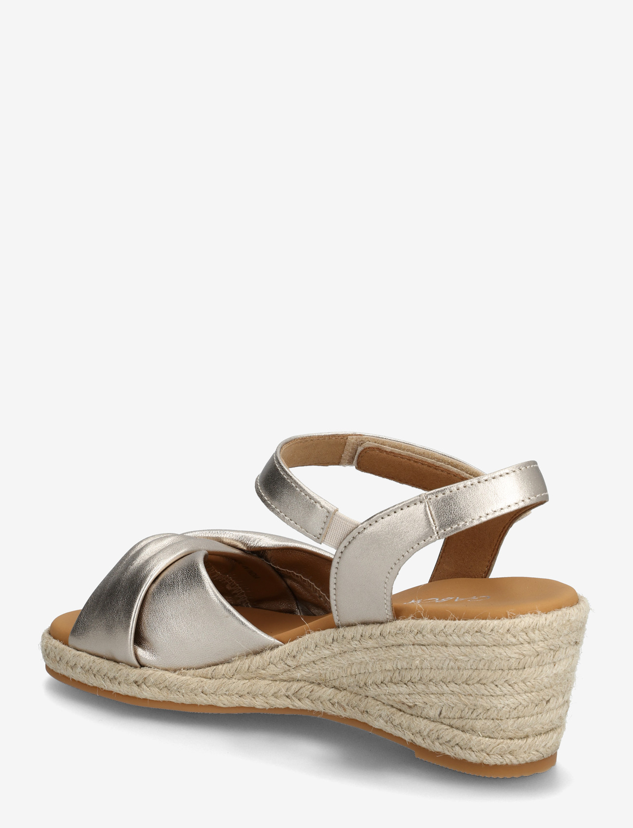 Gabor - Wedge sandal - højhælede espadrillos - soft gold - 2