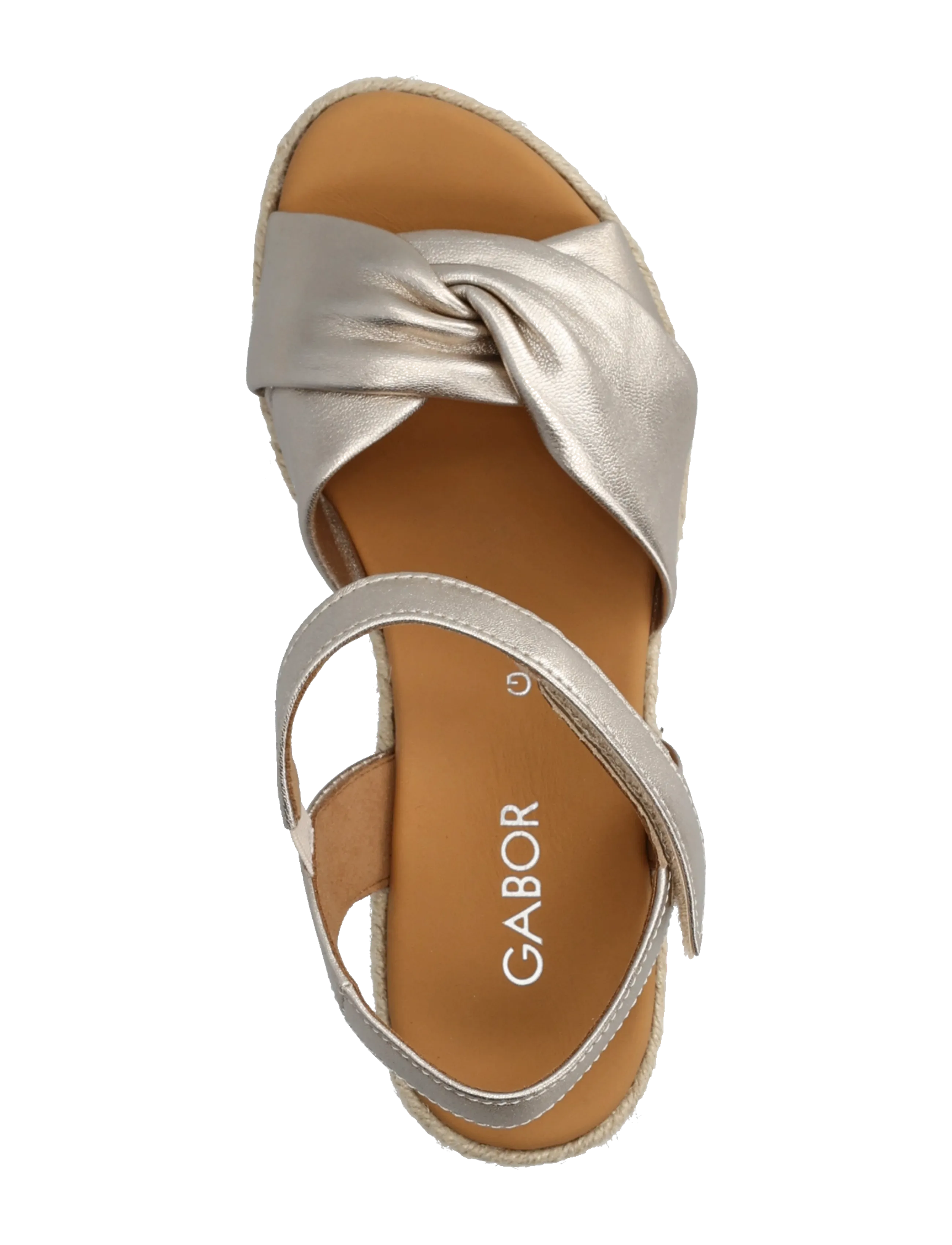 Gabor - Wedge sandal - wedges - soft gold - 3