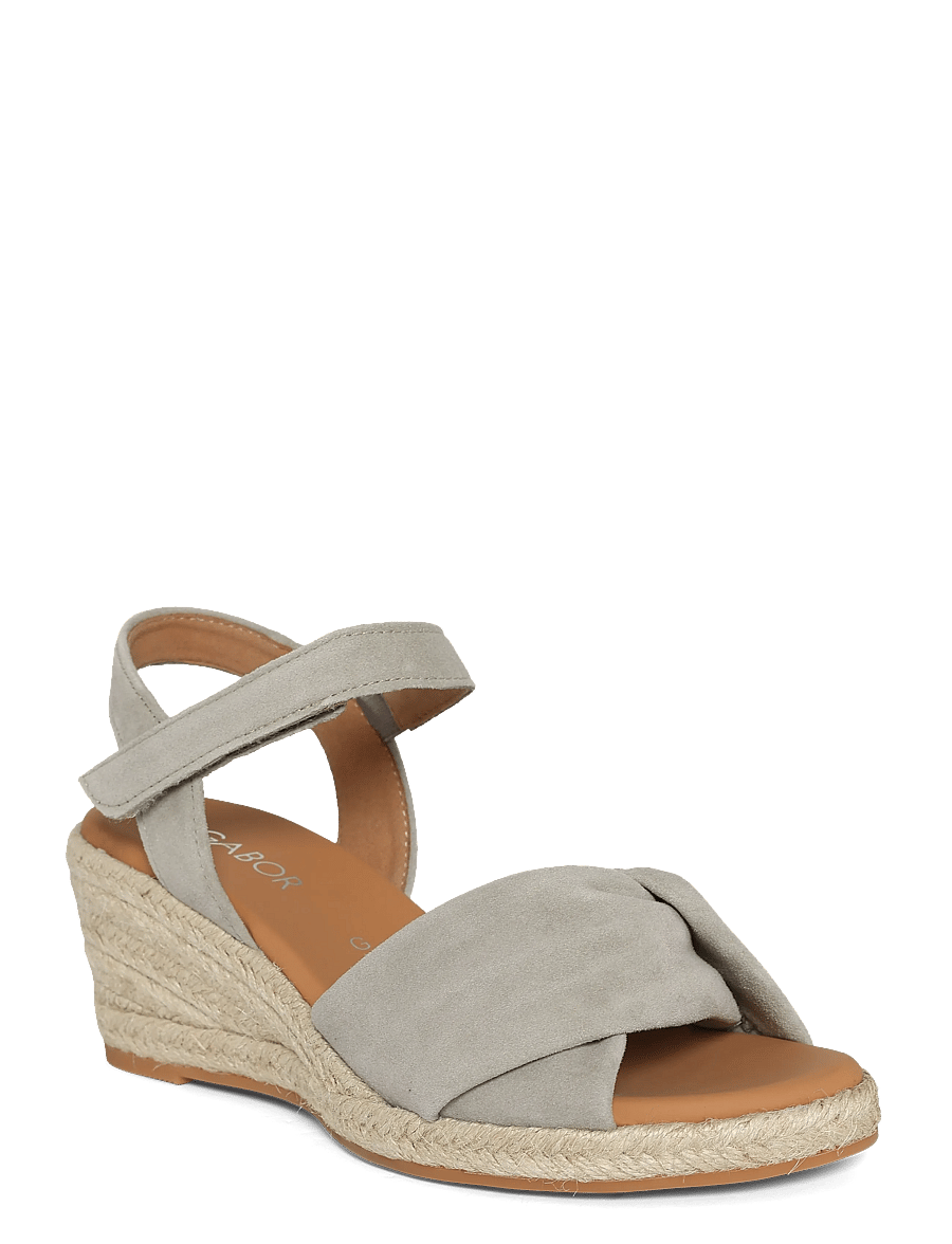 Gabor - Wedge sandal - højhælede espadrillos - soft green - 0