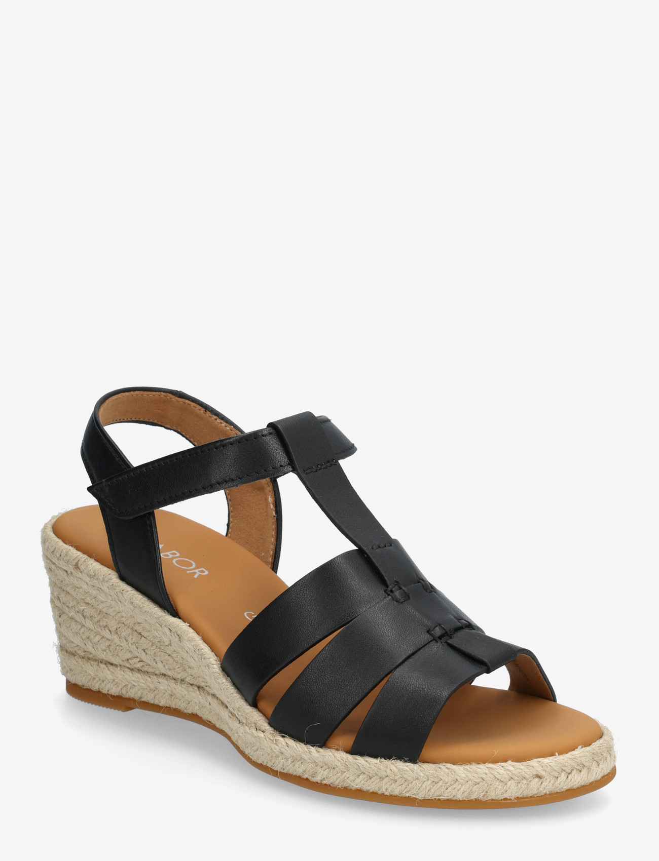Gabor - Wedge sandal - gladiatorsandaler - black - 0