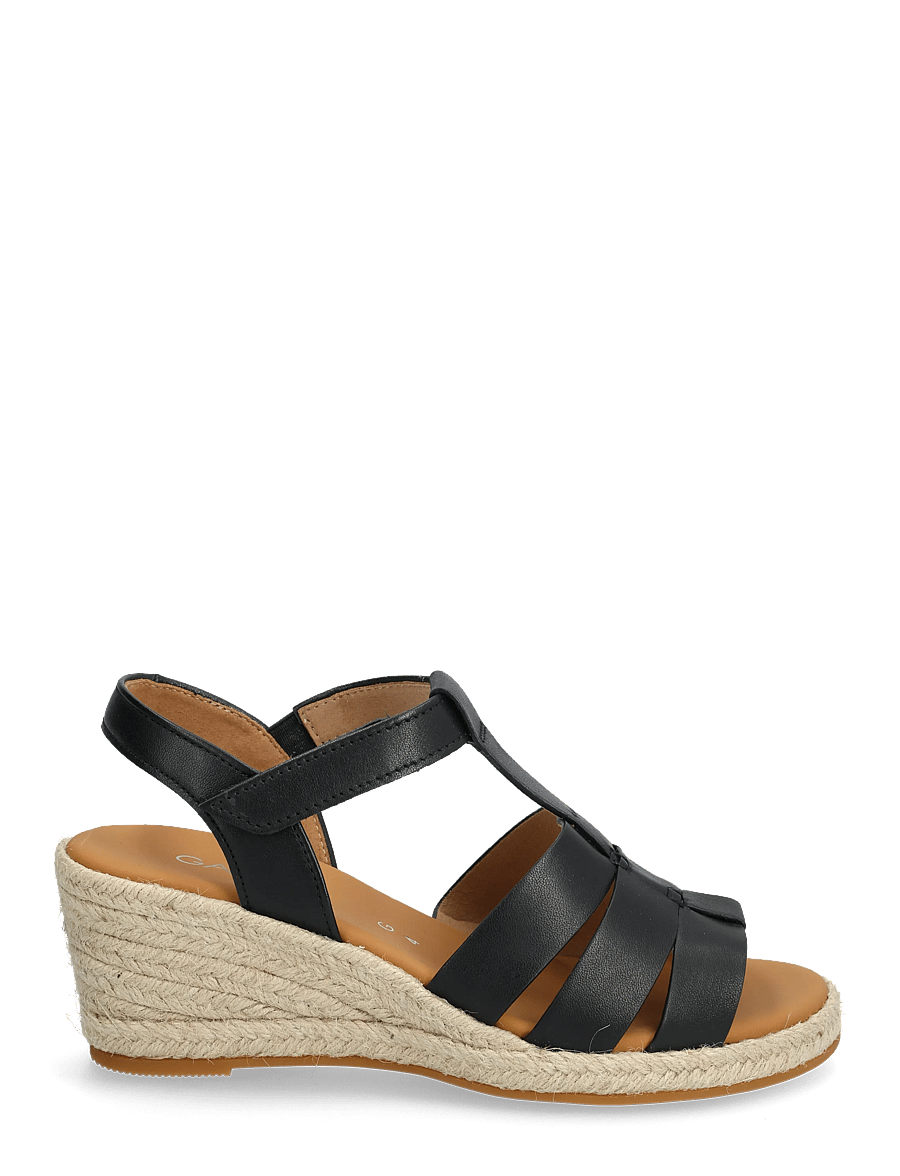Gabor - Wedge sandal - gladiatorsandaler - black - 1