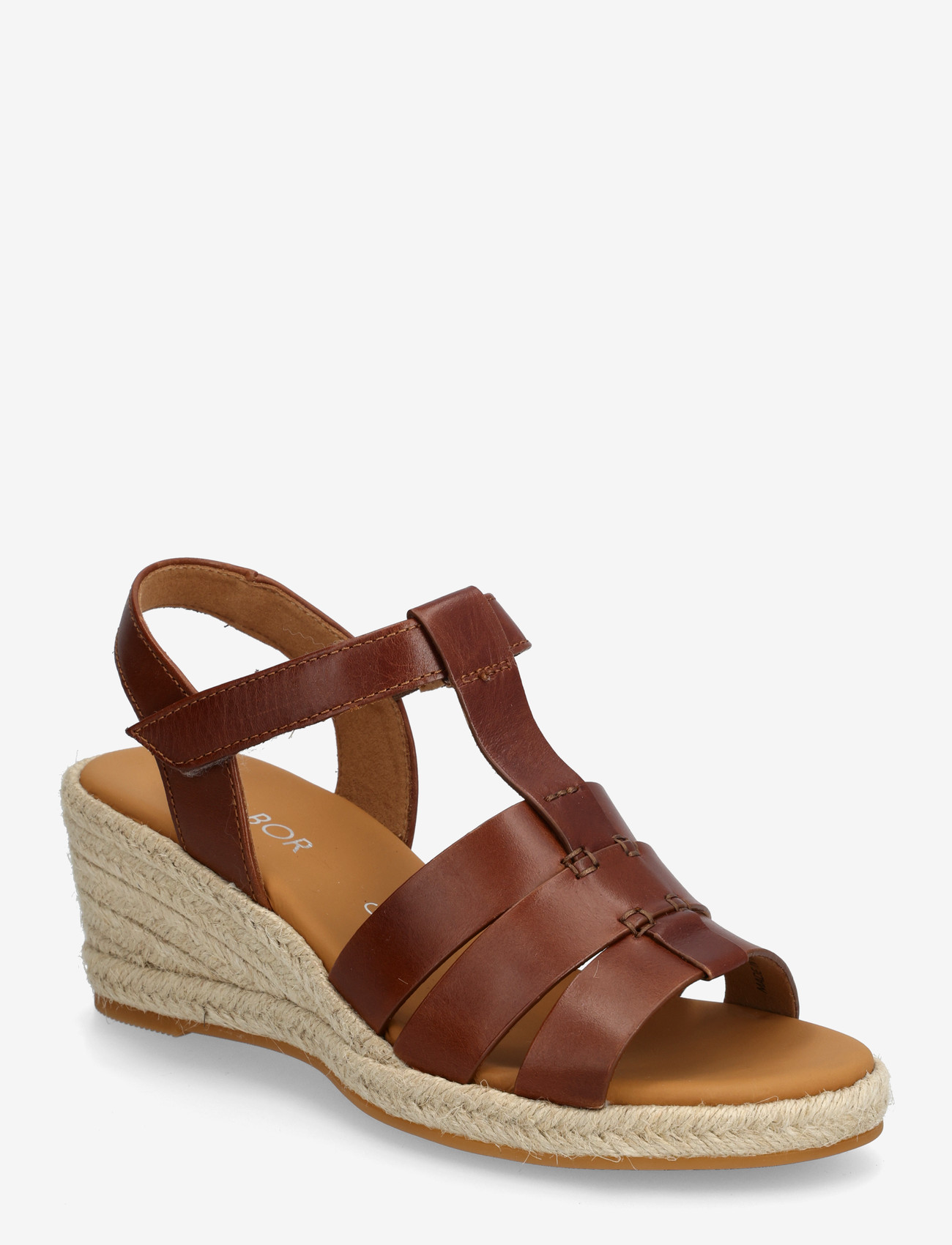Gabor - Wedge sandal - højhælede espadrillos - cognac - 0