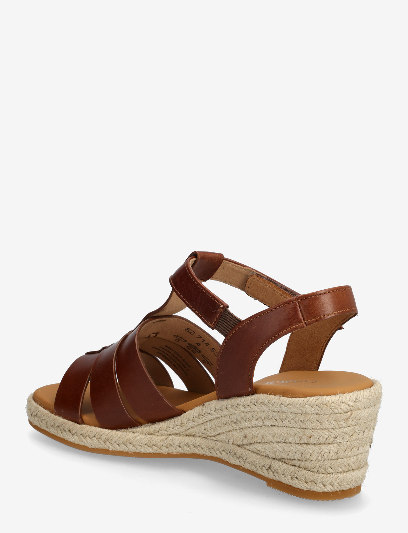 Gabor - Wedge sandal - højhælede espadrillos - cognac - 2