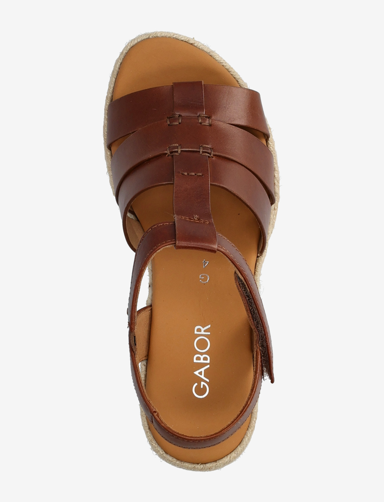 Gabor - Wedge sandal - højhælede espadrillos - cognac - 3