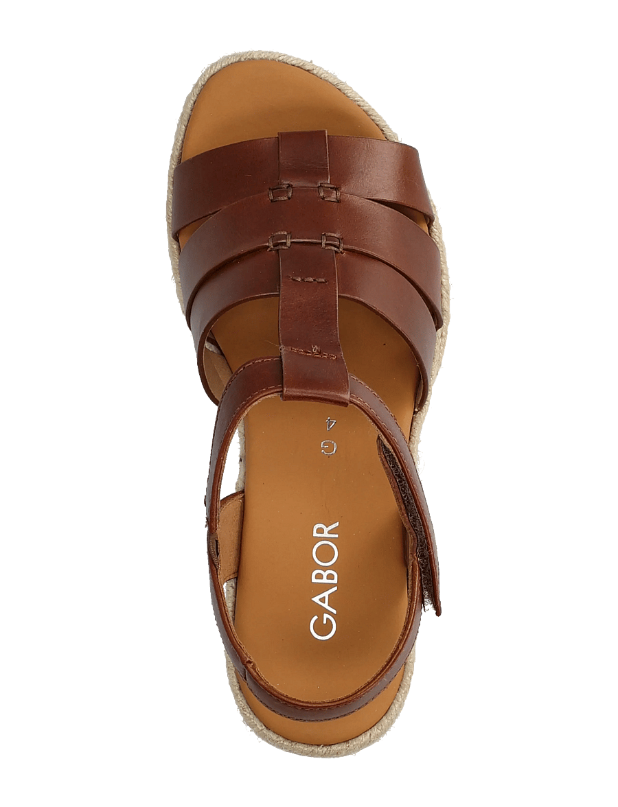 Gabor - Wedge sandal - gladiatorsandaler - cognac - 3