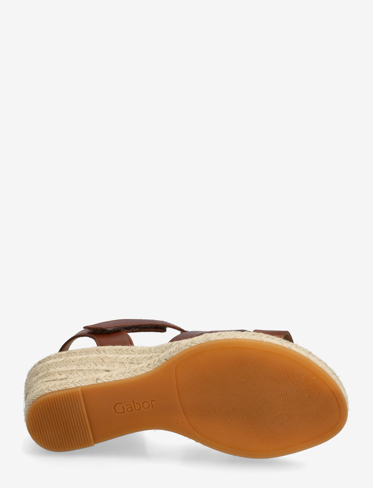 Gabor - Wedge sandal - højhælede espadrillos - cognac - 4