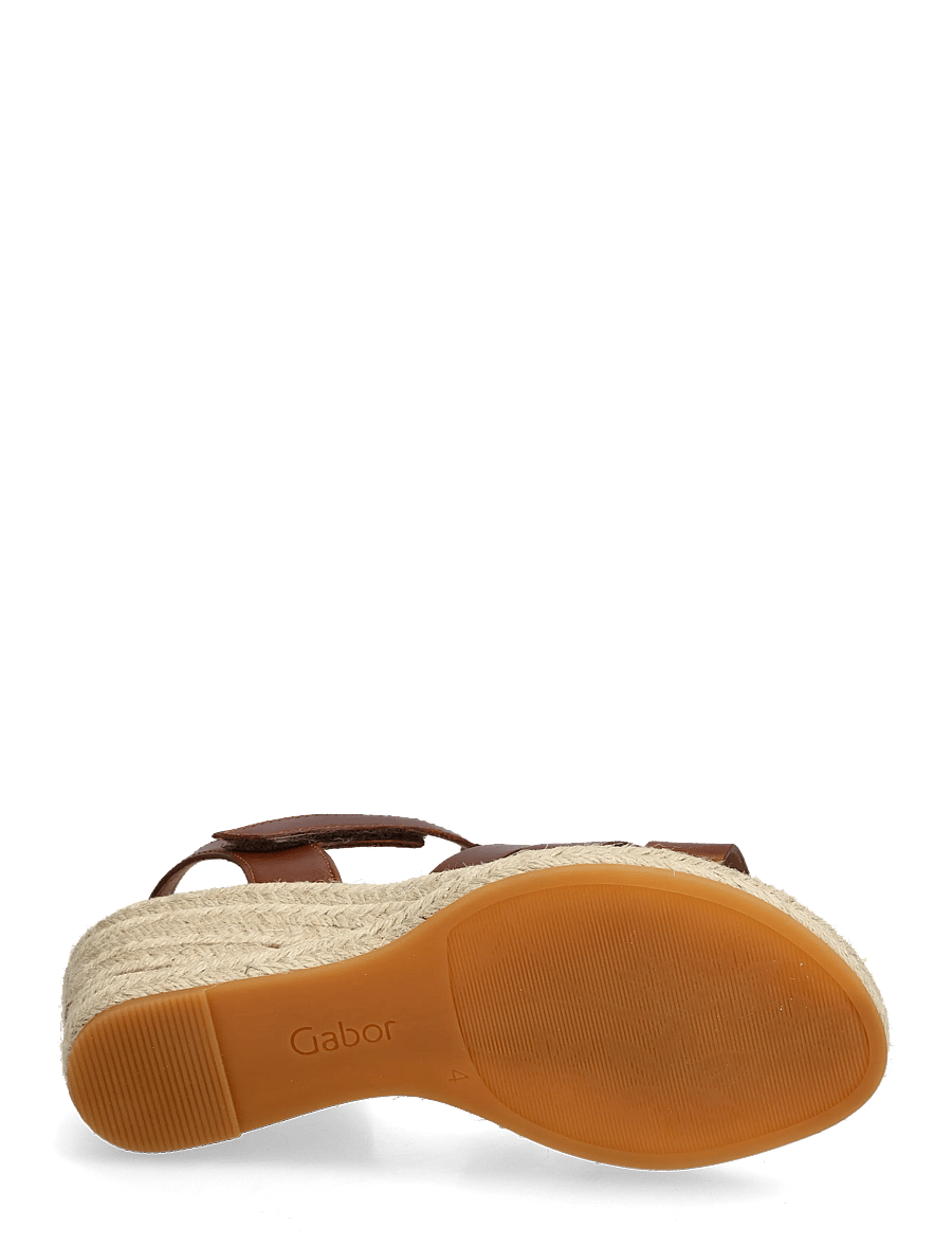 Gabor - Wedge sandal - gladiatorsandaler - cognac - 4