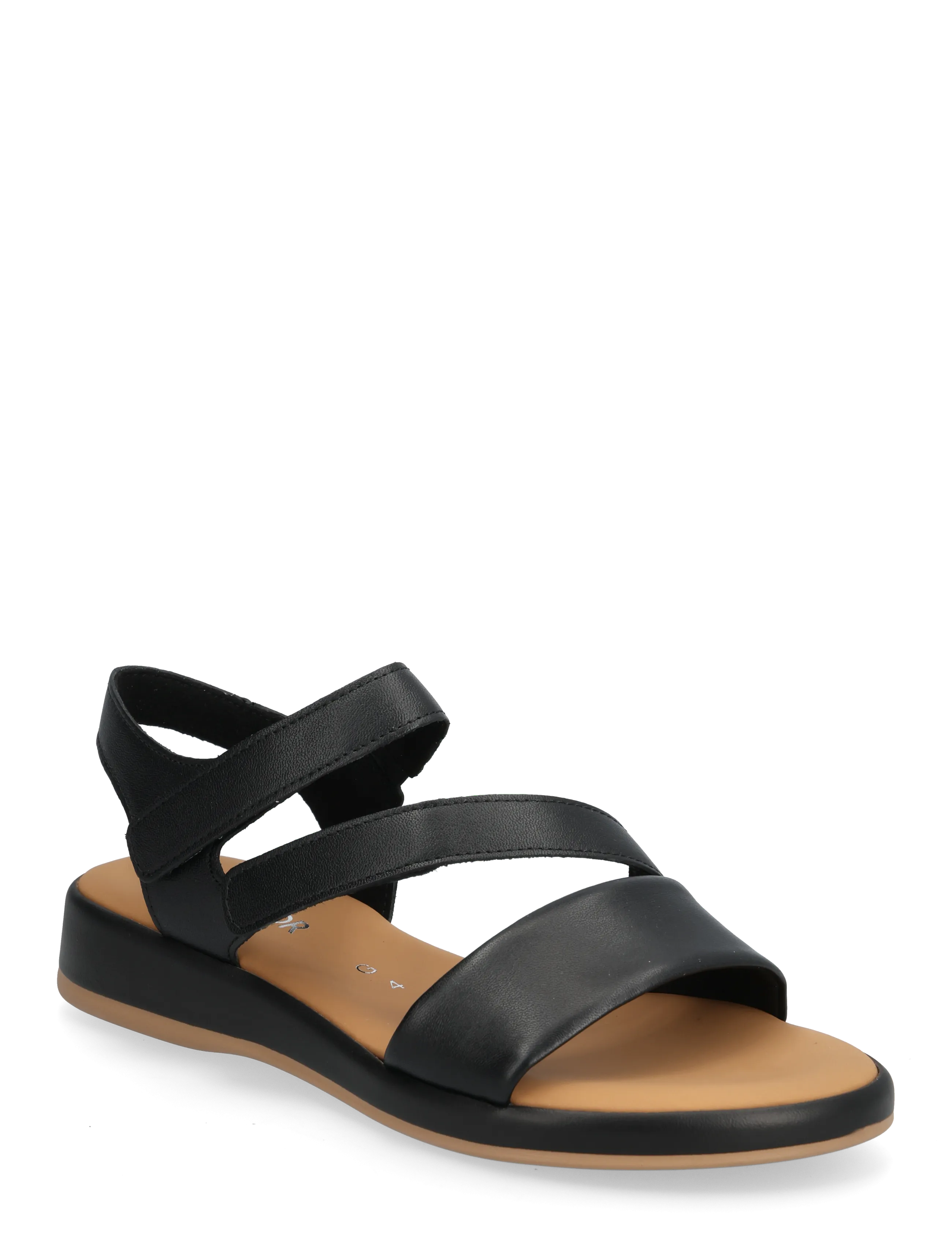 Gabor Sandal, 41, Sandals, Schwarz - Flat Frauen