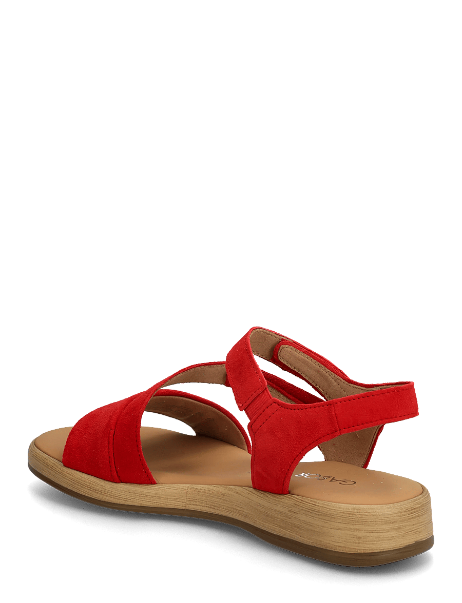 Gabor - Sandal - flache sandalen - red - 2