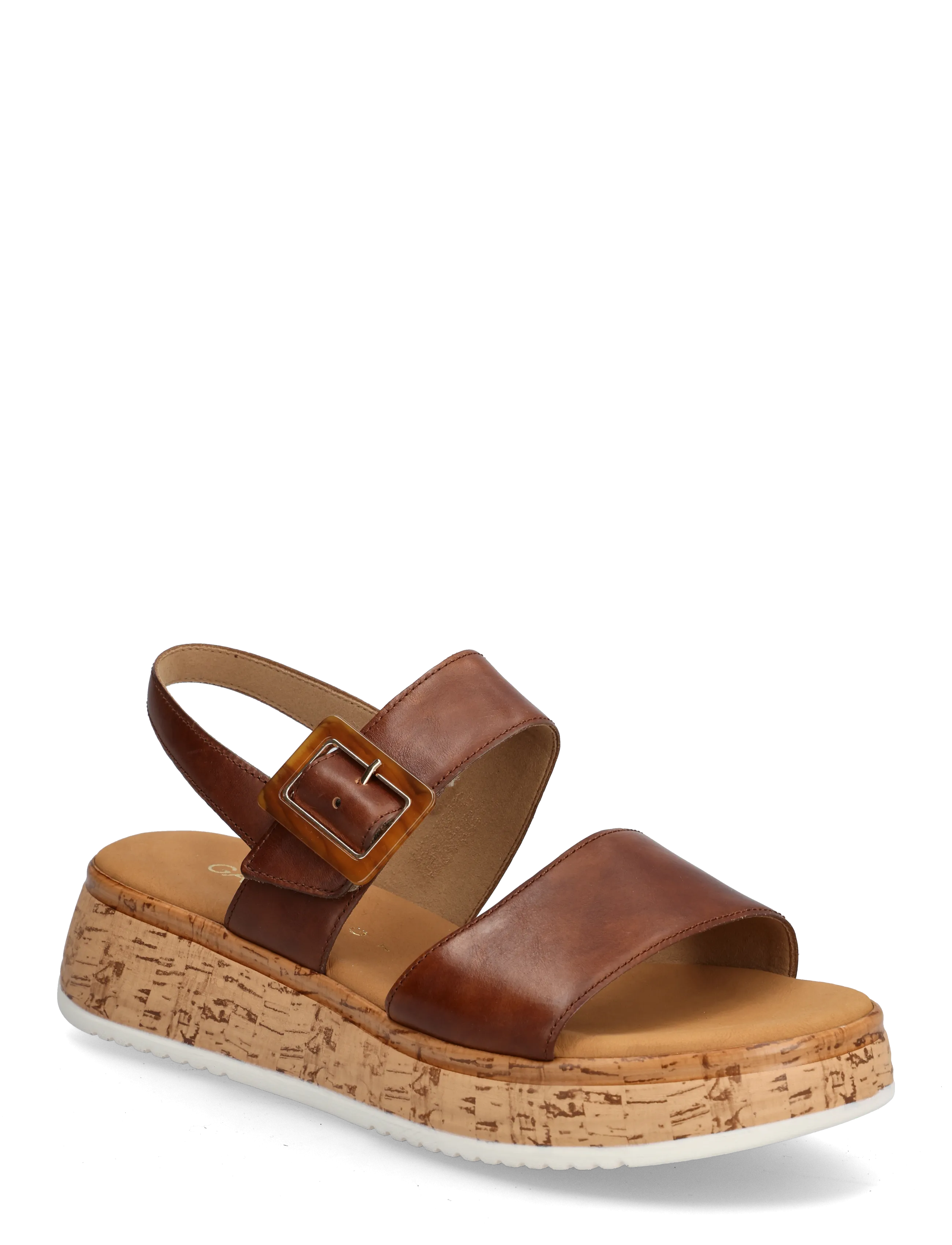 Gabor Sandal, 38.5, Sandals, Braun - Platform Frauen