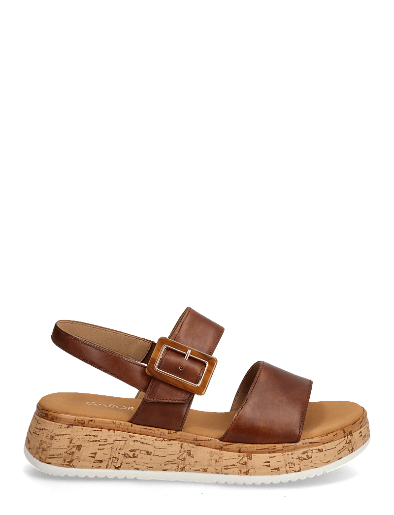 Gabor - Sandal - plateau-sandalen - cognac - 1