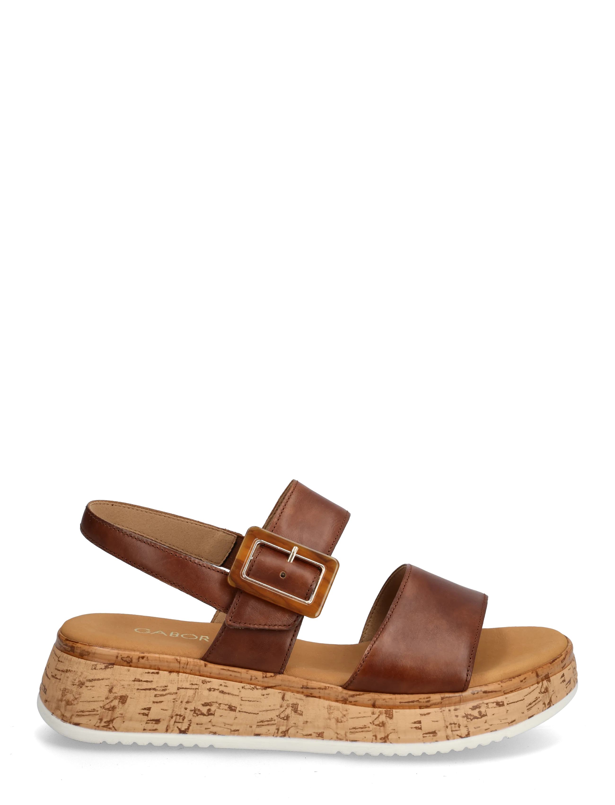 Gabor - Sandal - platformsandaler - cognac - 1