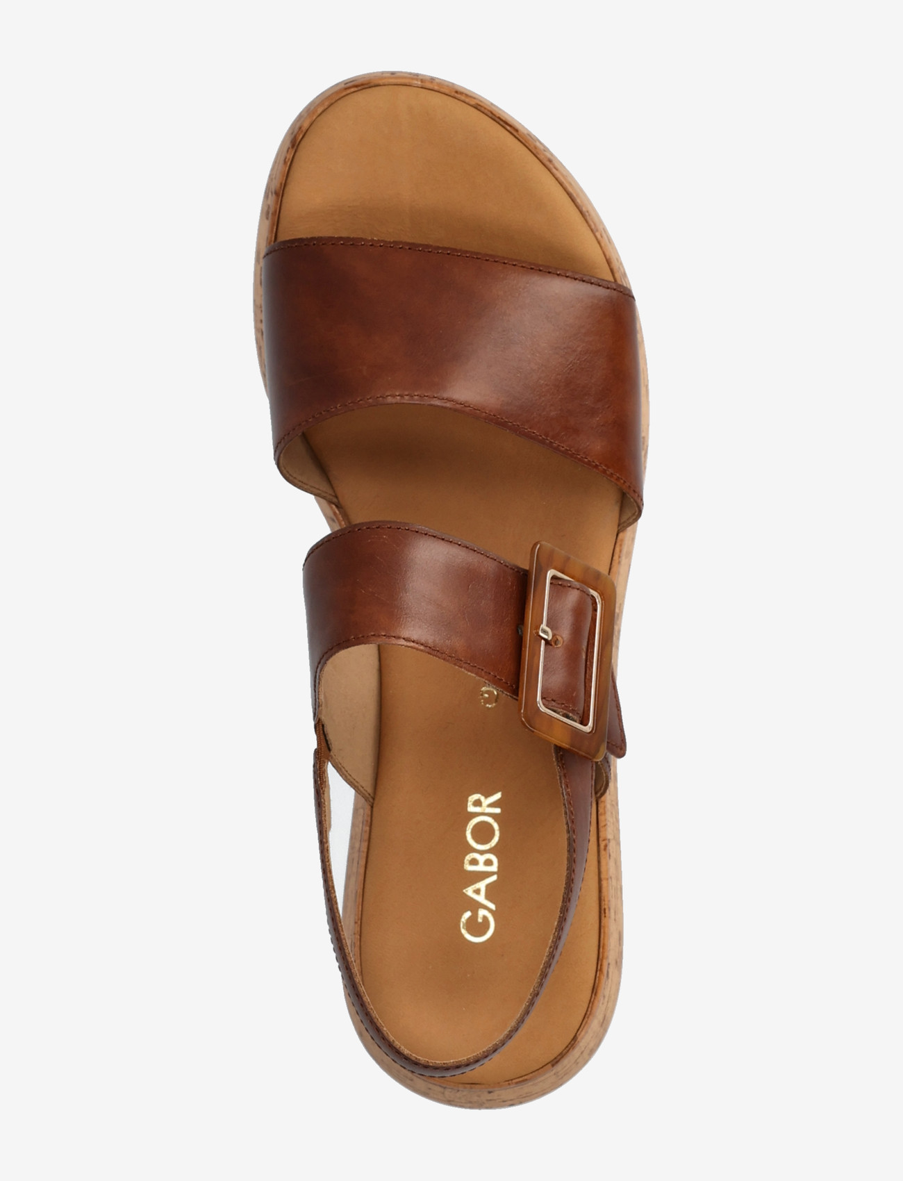 Gabor - Sandal - platformsandaler - cognac - 3