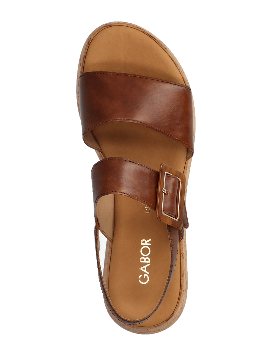 Gabor - Sandal - plateau-sandalen - cognac - 3