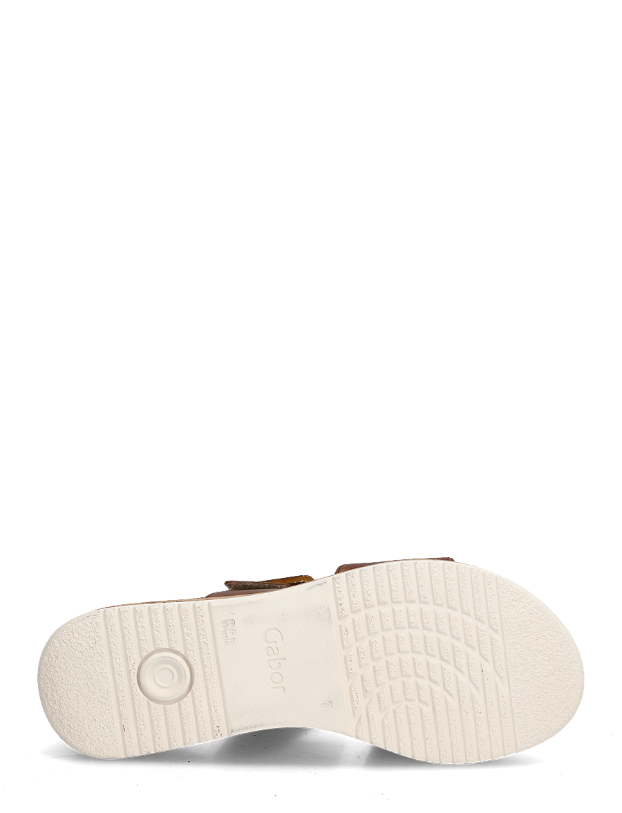 Gabor - Sandal - plateau-sandalen - cognac - 4