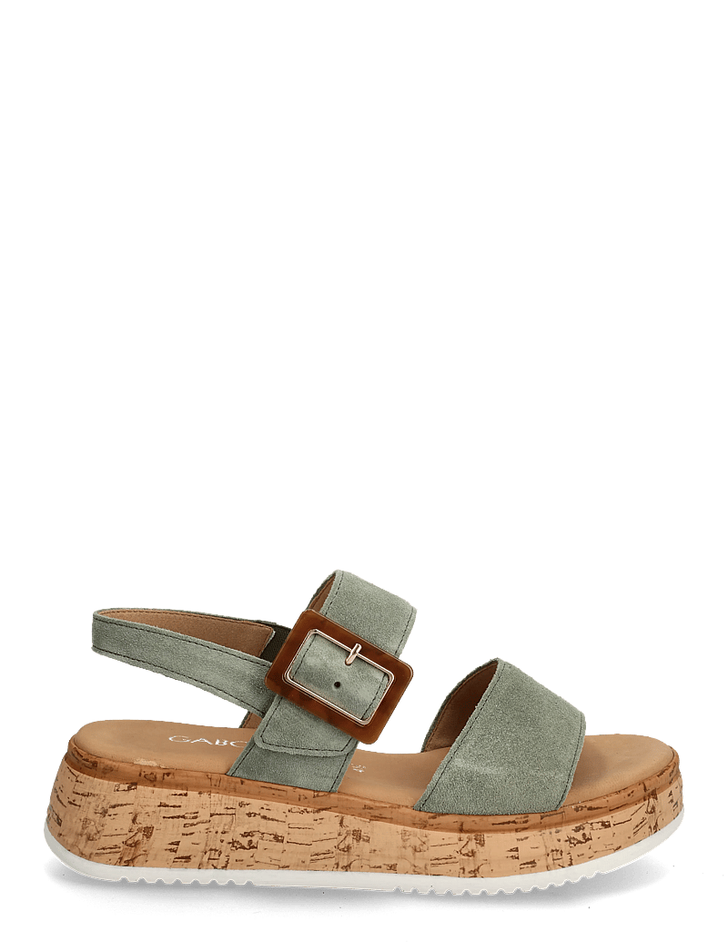 Gabor - Sandal - plateau-sandalen - soft green - 1
