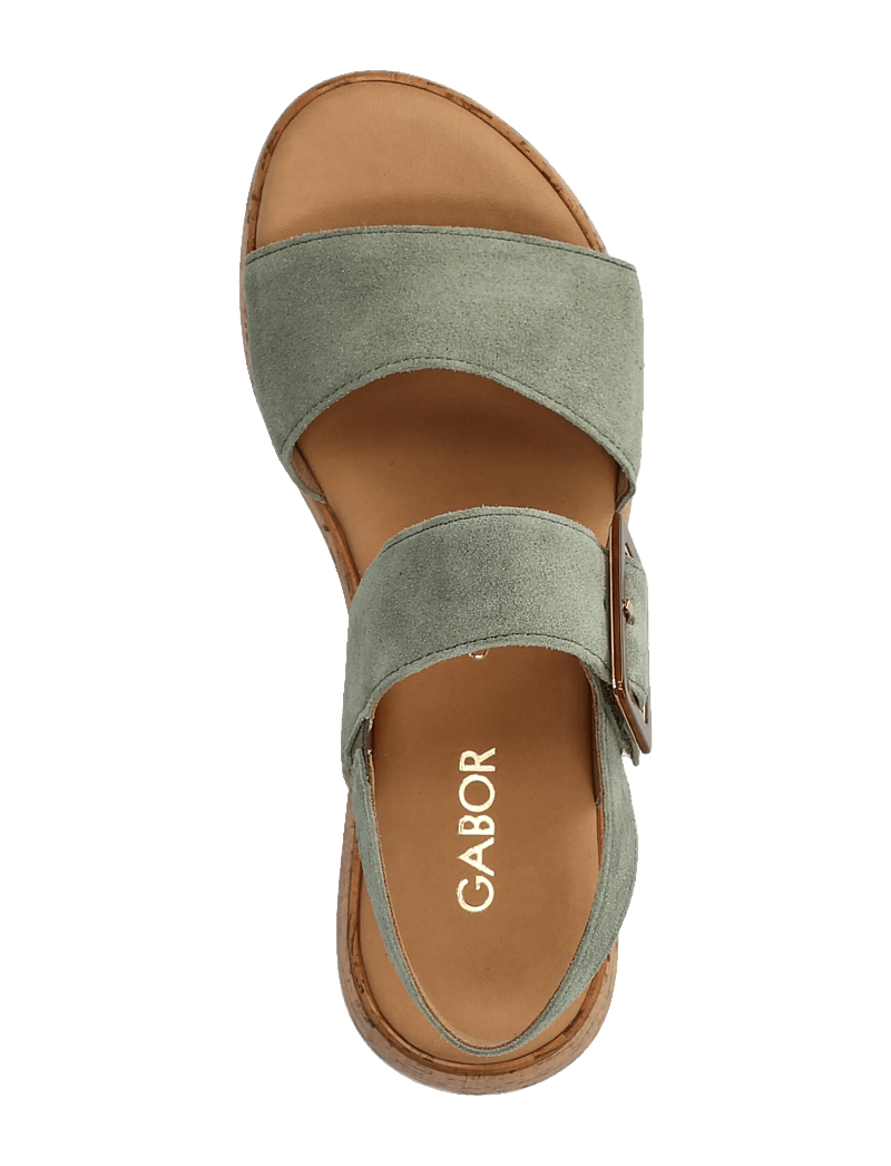 Gabor - Sandal - plateau-sandalen - soft green - 3