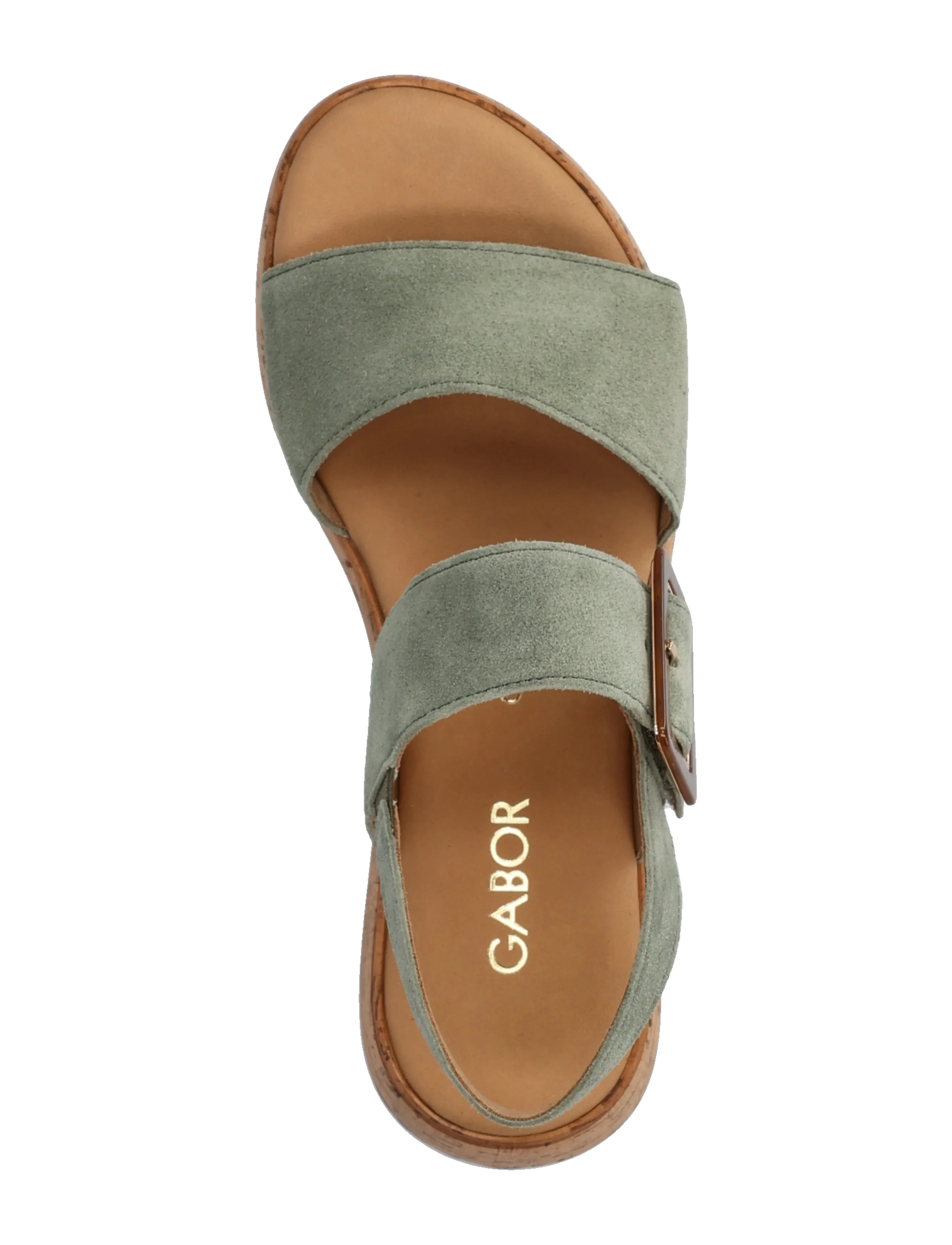 Gabor - Sandal - plateau-sandalen - soft green - 3