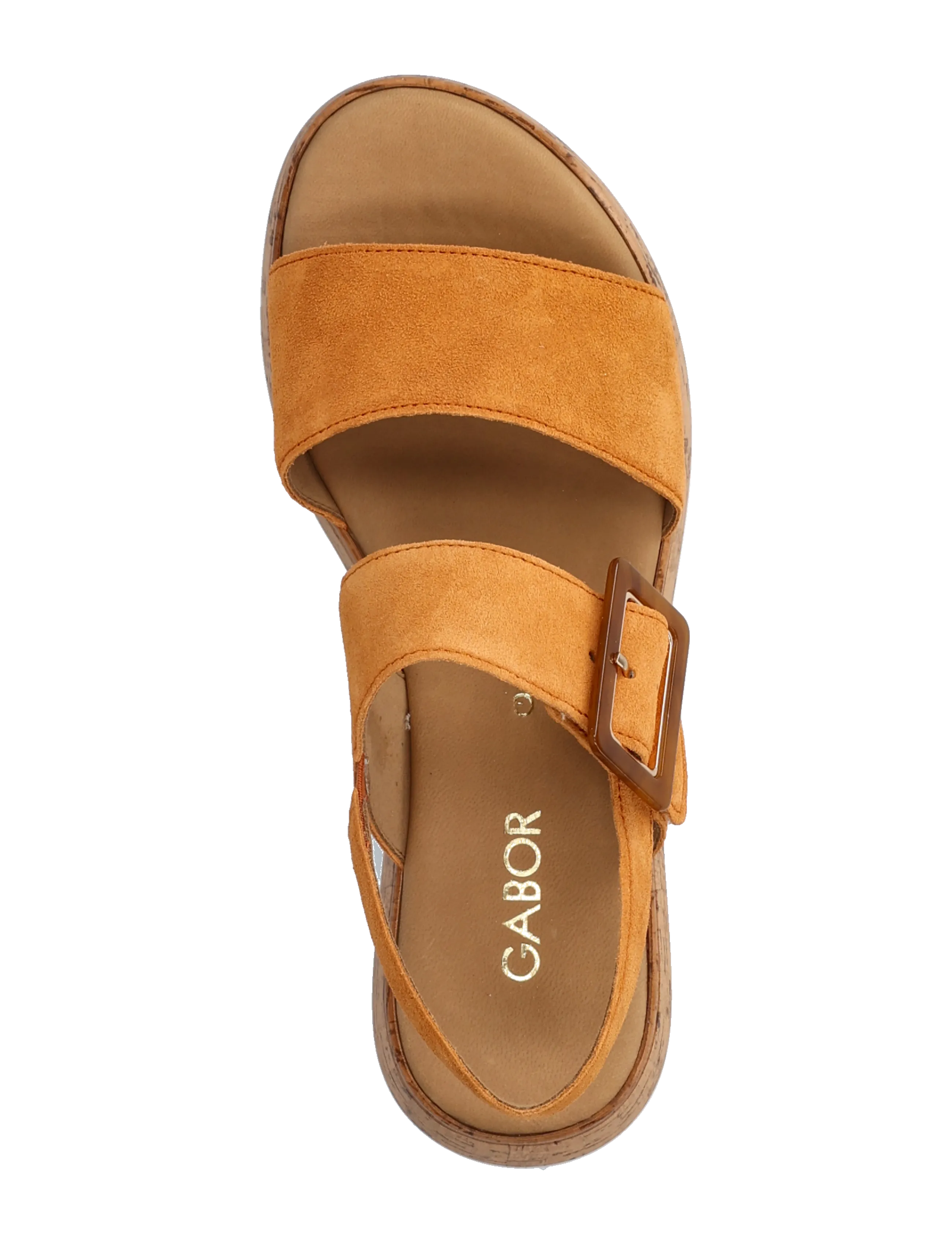 Gabor - Sandal - platformsandaler - warm orange - 3