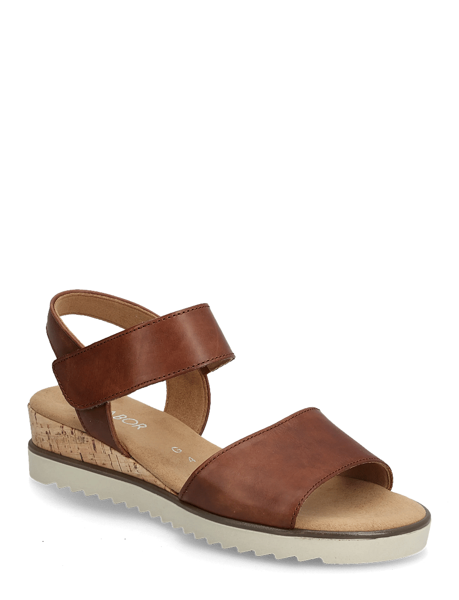 Gabor - Wedge sandal - sandaler med hæl - cognac - 0