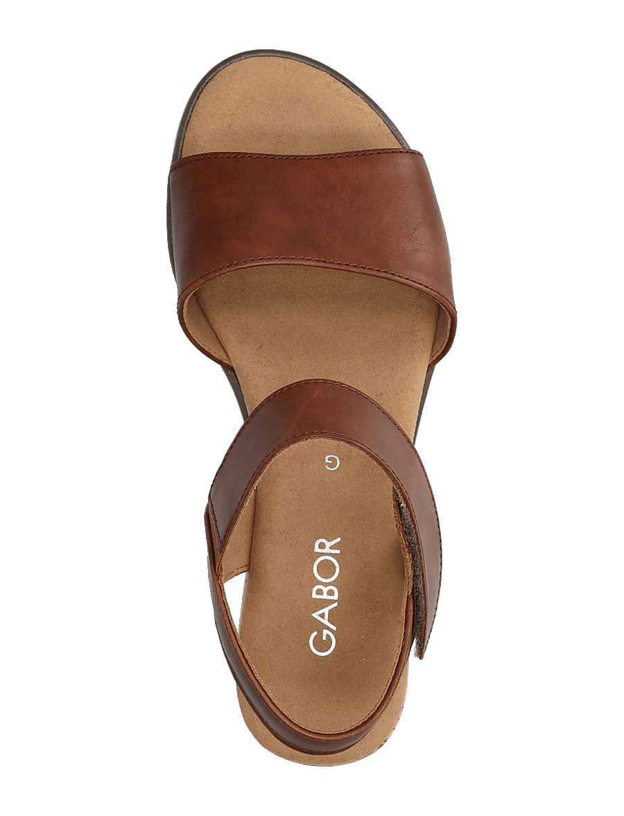 Gabor - Wedge sandal - sandaler med hæl - cognac - 3