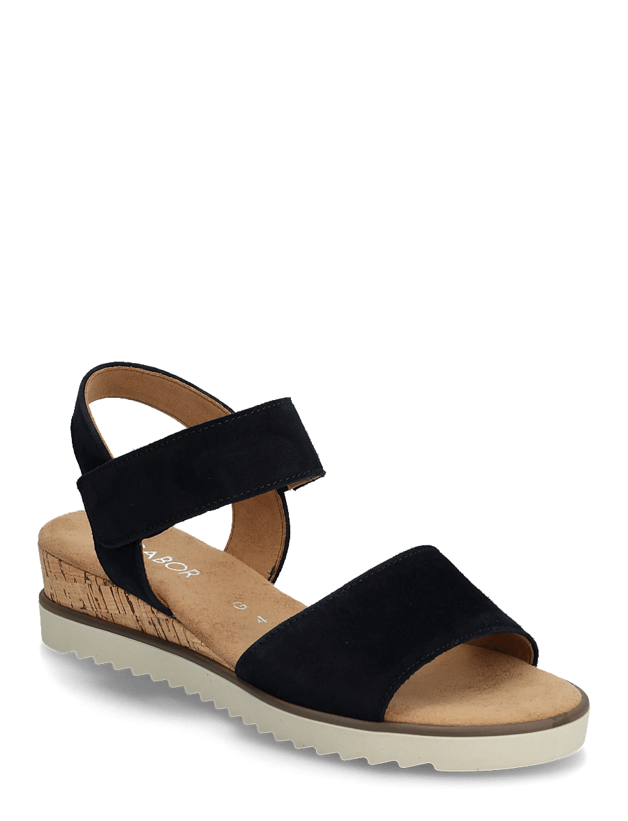 Gabor - Wedge sandal - talons compensés - dark blue - 0