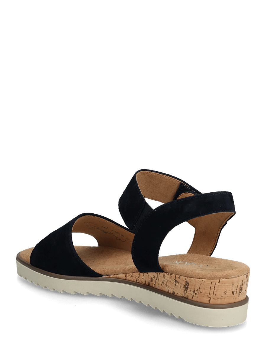 Gabor - Wedge sandal - talons compensés - dark blue - 2