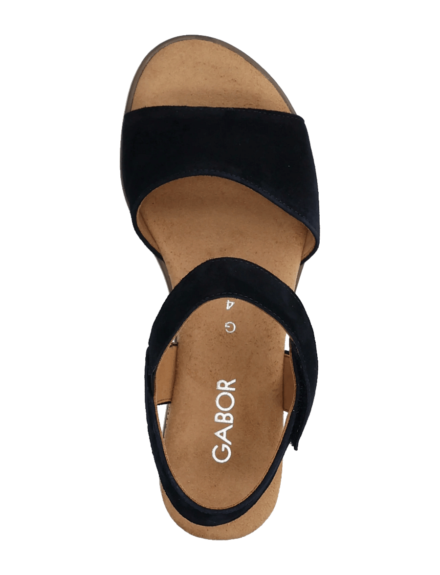 Gabor - Wedge sandal - talons compensés - dark blue - 3