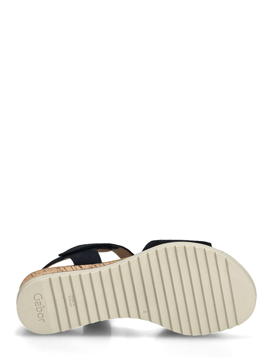 Gabor - Wedge sandal - talons compensés - dark blue - 4