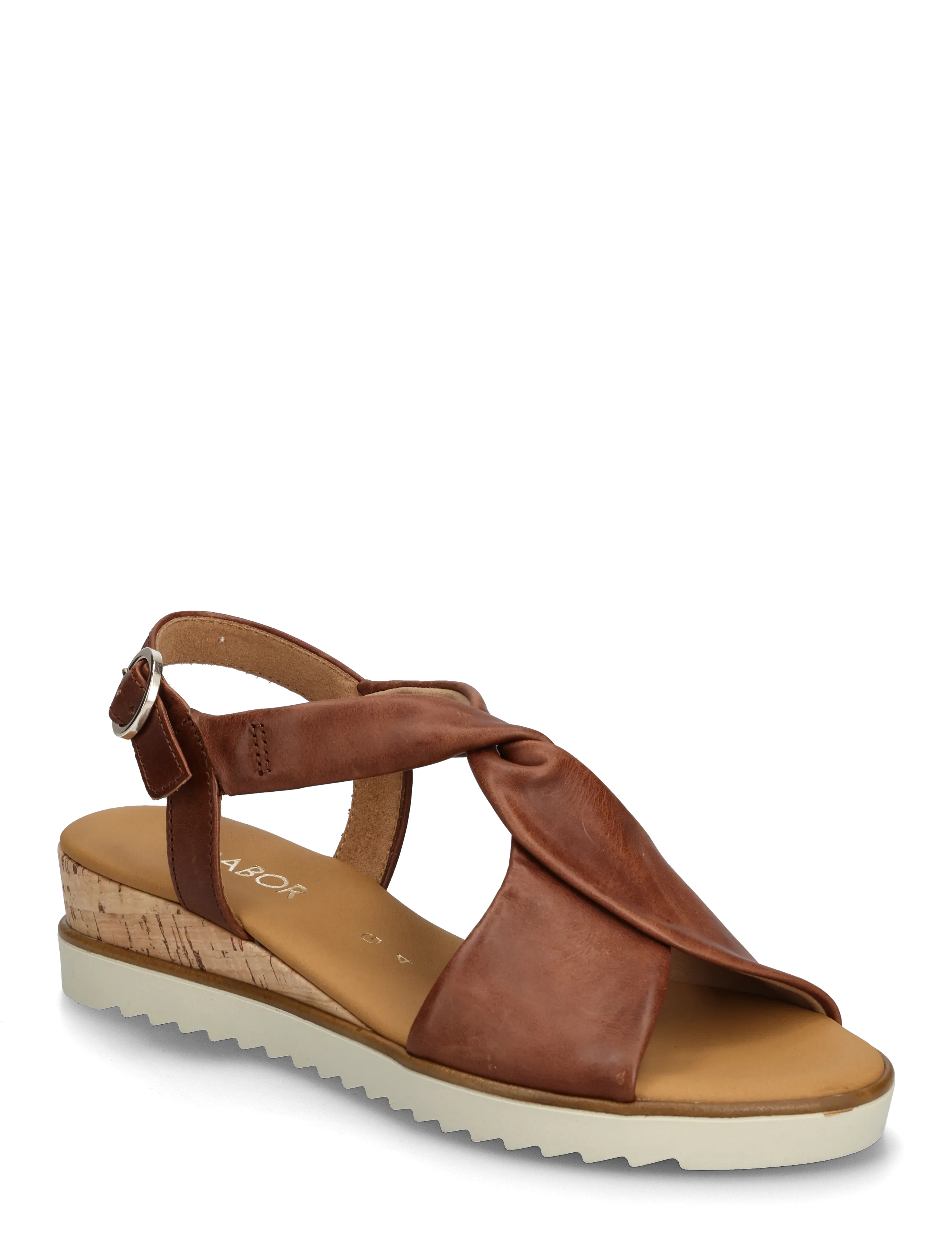 Gabor Wedge Sandal, 40, Heels, Braun - Wedges, Frauen