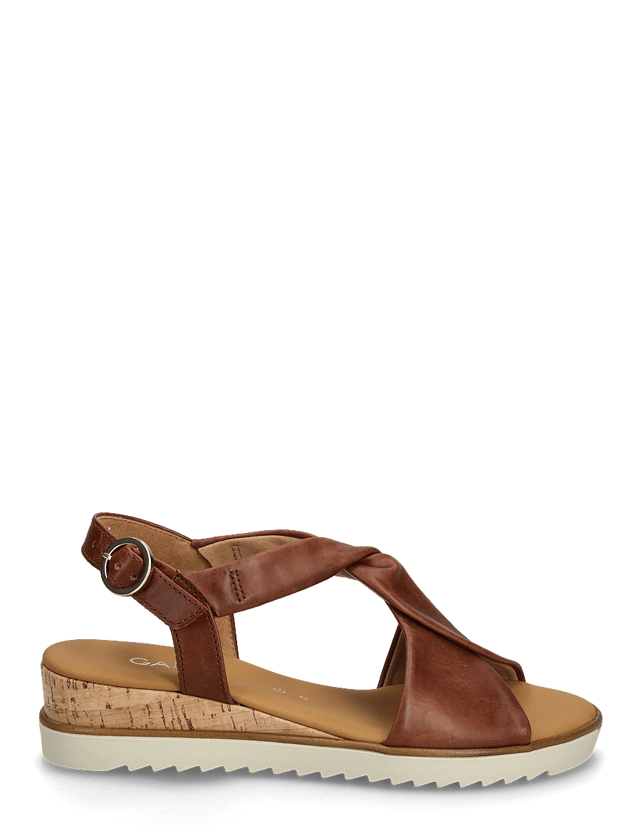 Gabor - Wedge sandal - sandaler med hæl - cognac - 1