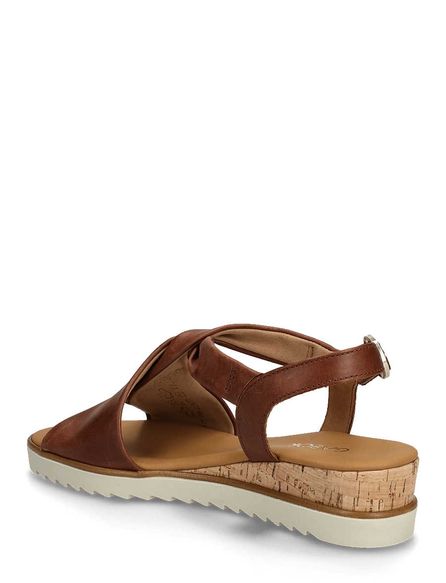 Gabor - Wedge sandal - sandaler med hæl - cognac - 2