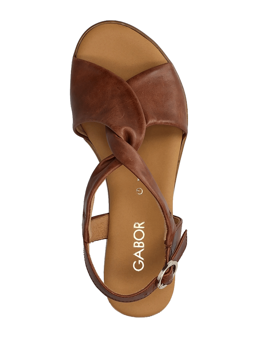 Gabor - Wedge sandal - sandaler med hæl - cognac - 3