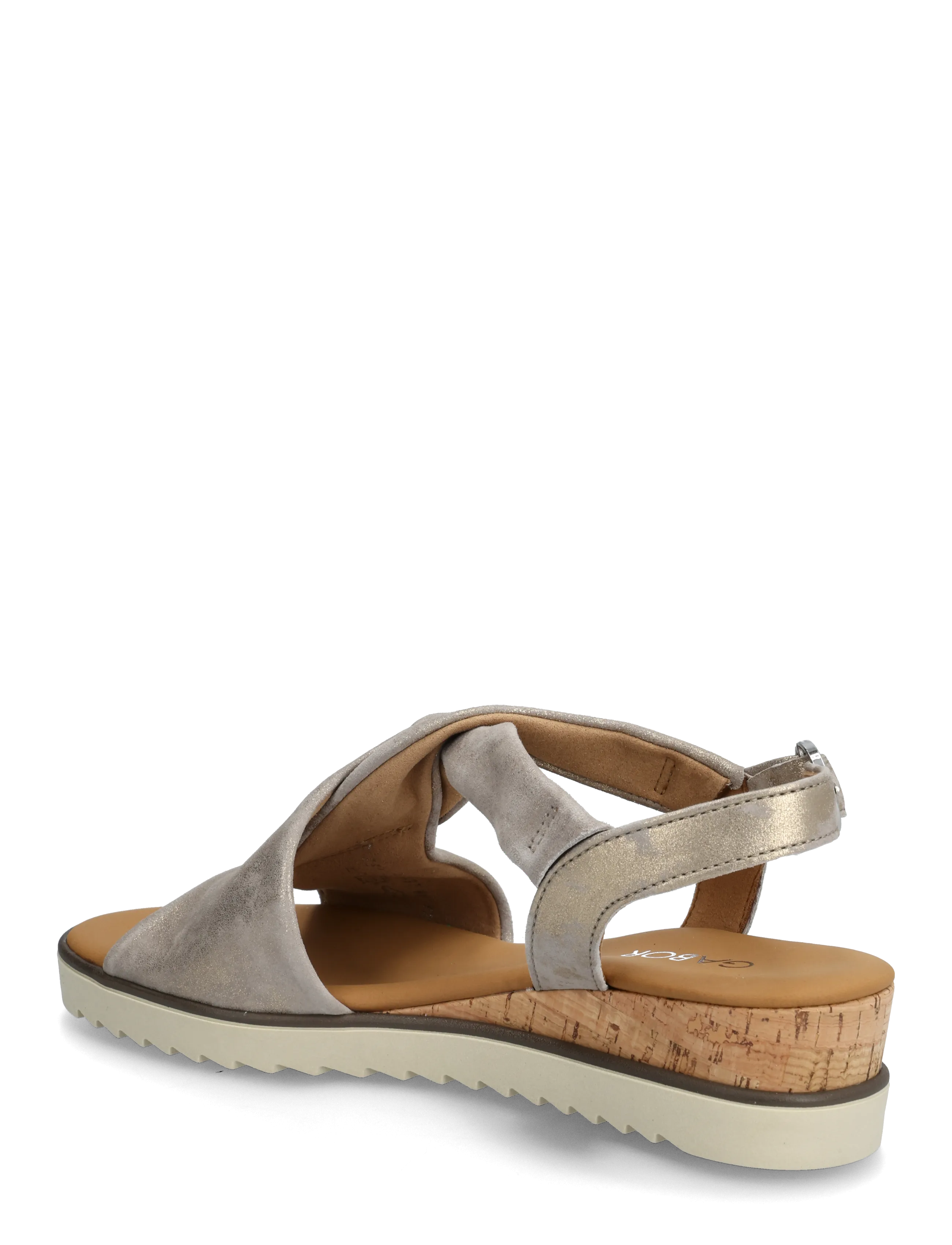 Gabor - Wedge sandal - wedges - shiny taupe - 2
